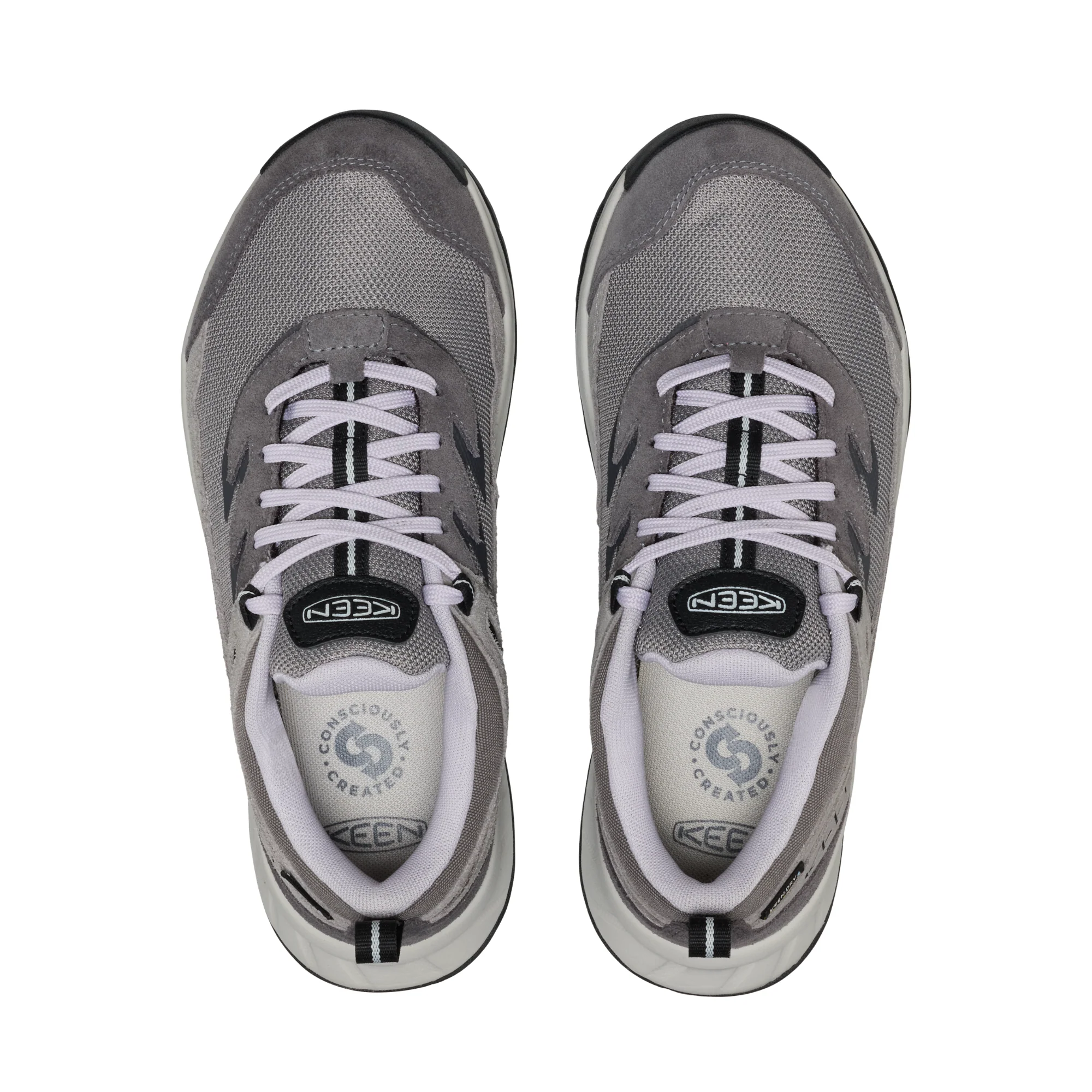 Keen Women's Hightrail Waterproof Trail Shoes (Steel Grey/Thistle) - Image 8