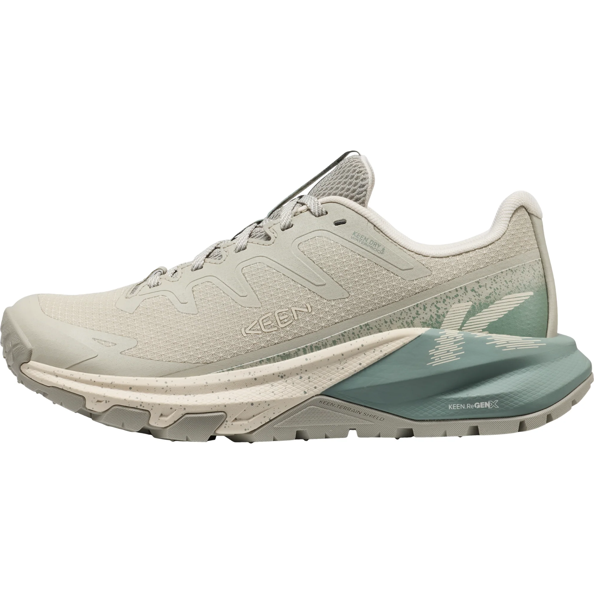 Keen Women's Targhee Apex Waterproof Trail Shoes (Abbey Stone/Birch) - Image 2