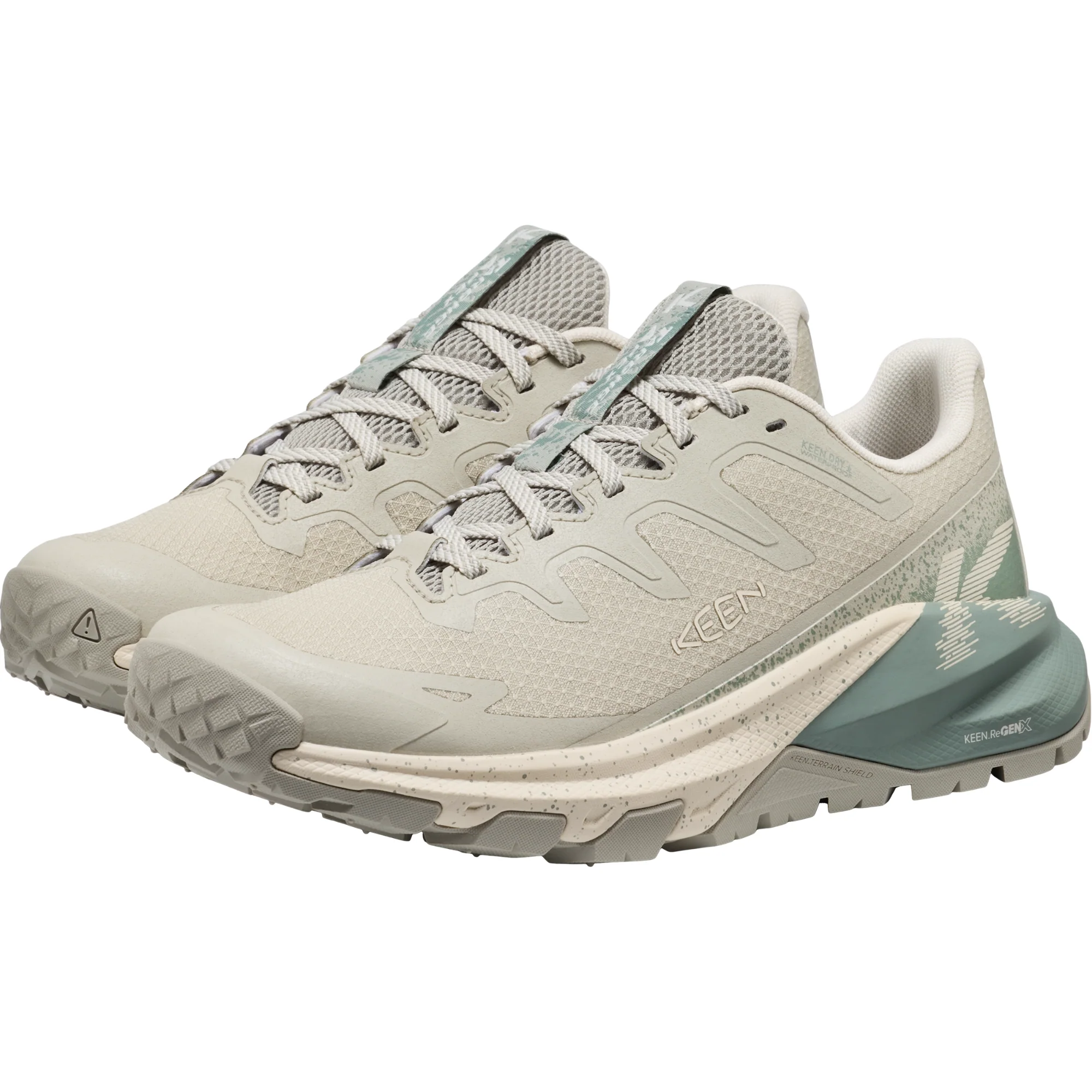 Keen Women's Targhee Apex Waterproof Trail Shoes (Abbey Stone/Birch) - Image 9