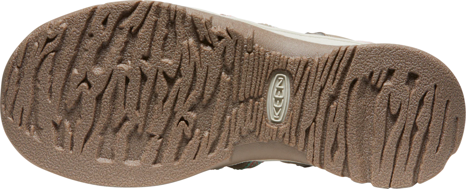 Keen Women's Whisper Closed Toe Sandals (Taupe/Coral) - Image 3