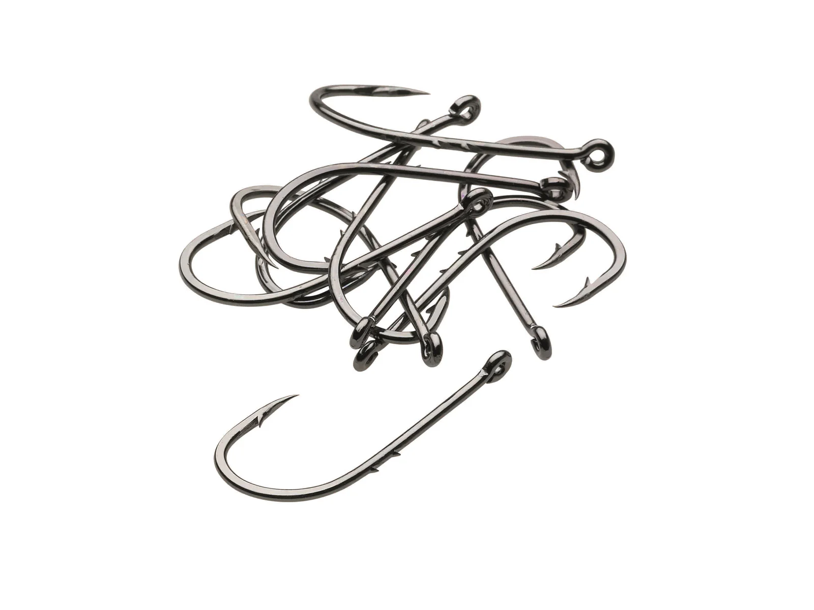 Kinetic Baitholder Single Hook (#10)(Black)(10 Pack)