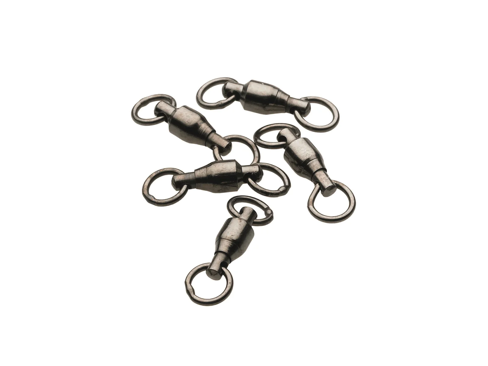 Kinetic Ball Bearing Swivel (Size S/#1)(Black)(5 Pack)