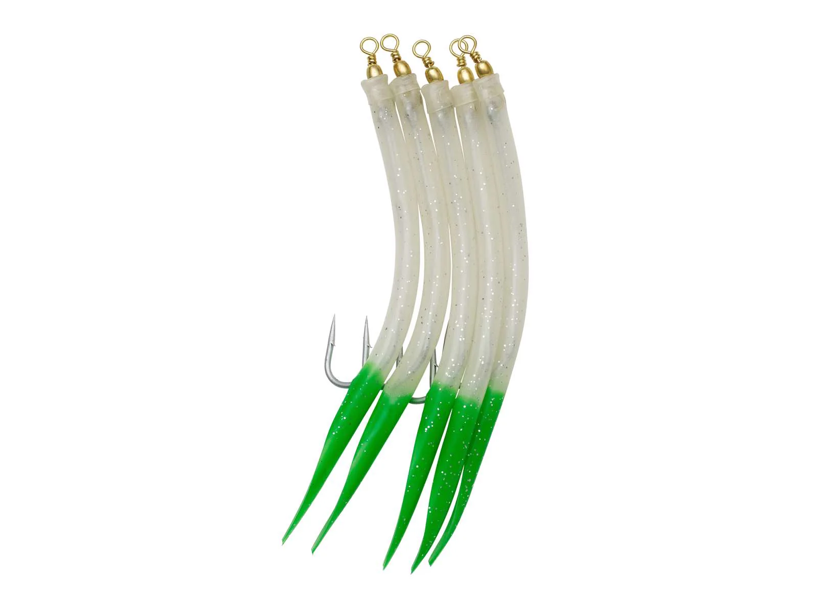Kinetic Gummi-Makk Soft Lure (#4/0)(Glow)(5 Pack)