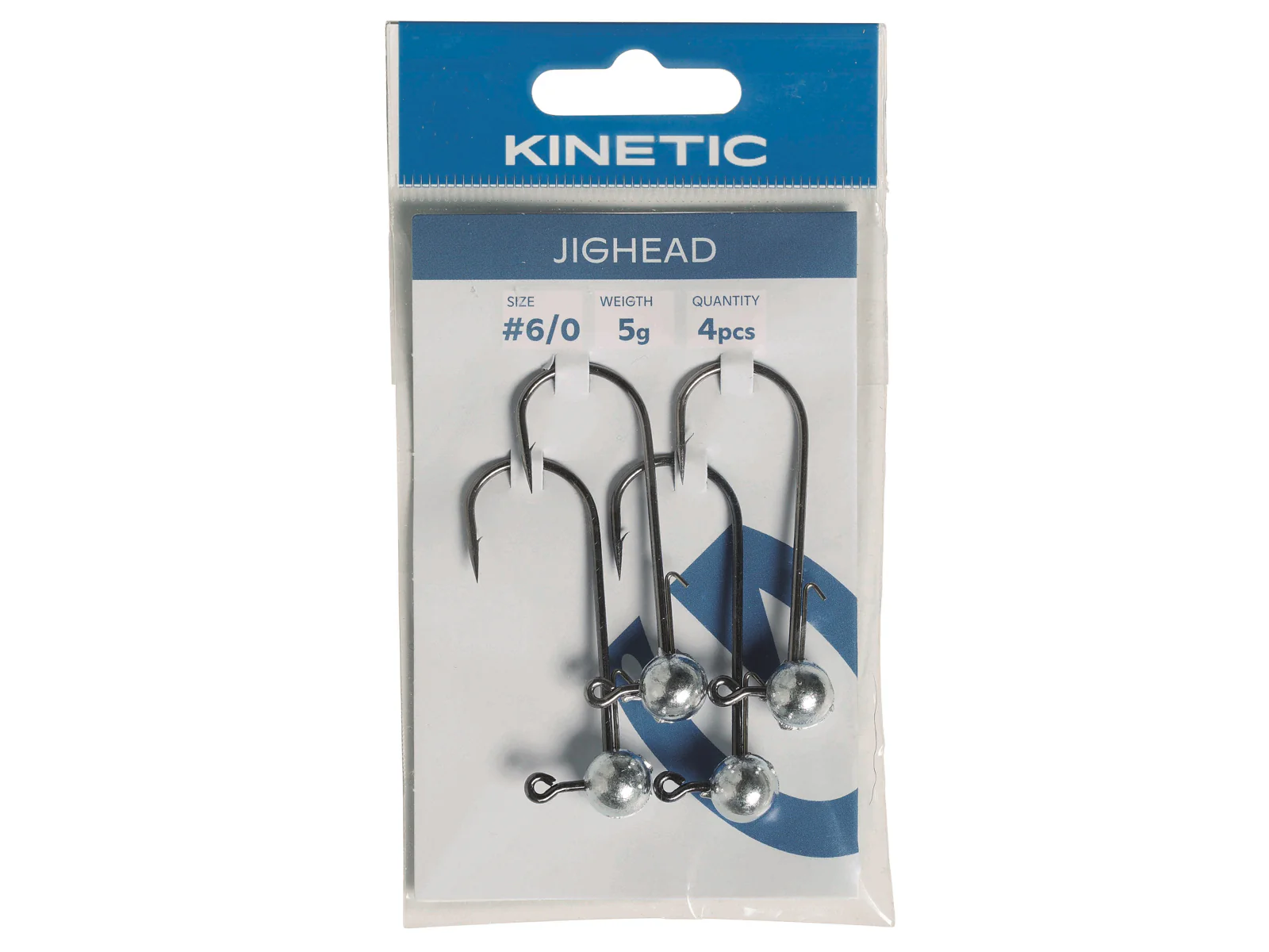 Kinetic Jigheads (#1/0/12g)(Zinc)(4 Pack)