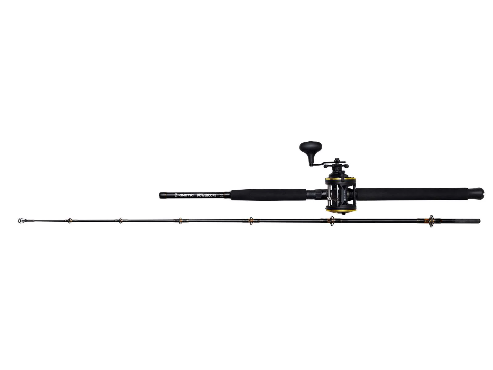 Kinetic 6ft6 PowerCore CC P10 2 Section Boat Rod + Reel Combo (30-50lbs/200-600g) - Image 2