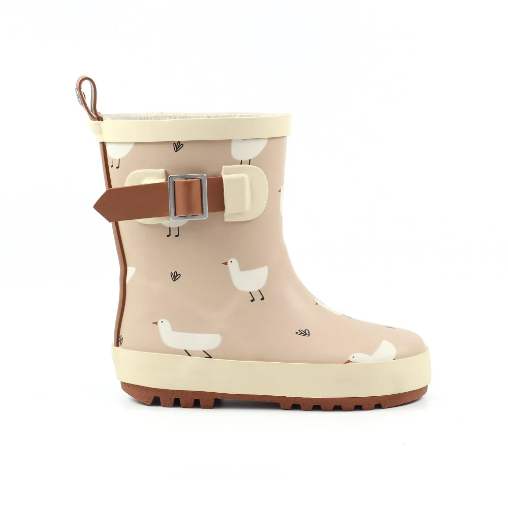 Lazy Dogz Toddler Downy Wellies (Beige)(Sizes C5-C11) - Image 2
