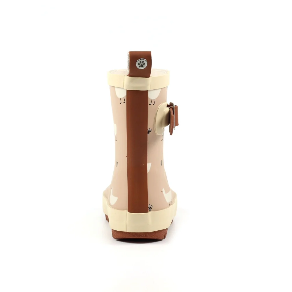 Lazy Dogz Toddler Downy Wellies (Beige)(Sizes C5-C11) - Image 3