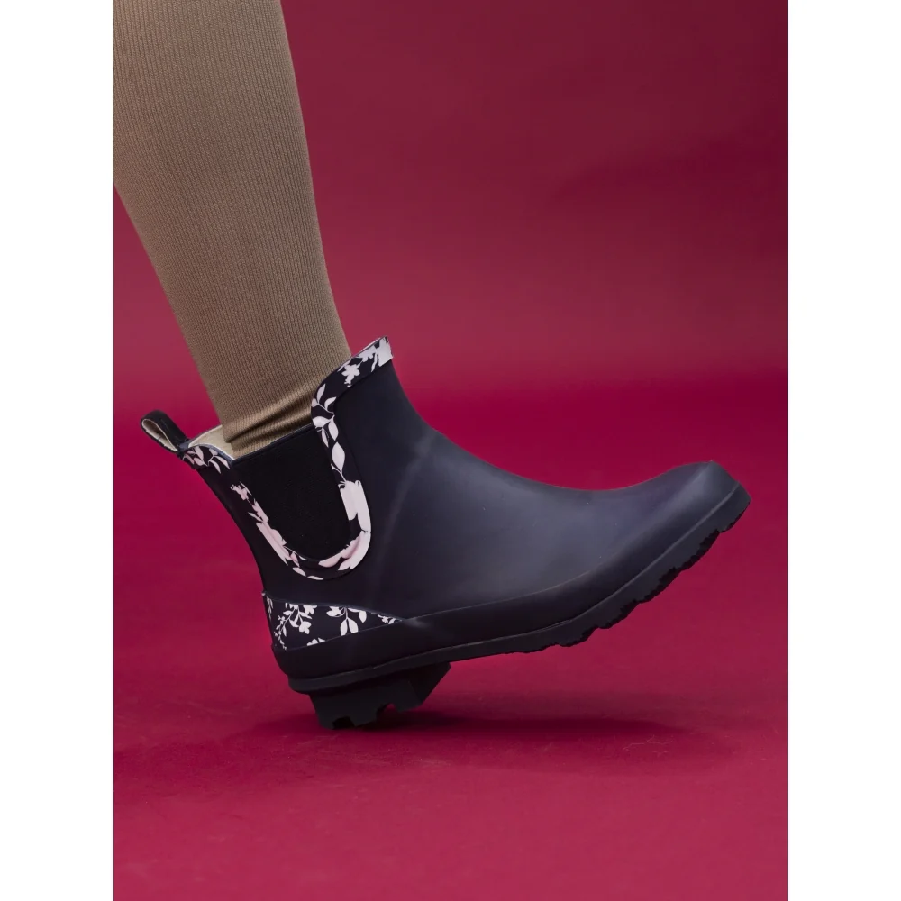 Lazy Dogz Women's Prairie Ankle Wellies (Navy) - Image 3