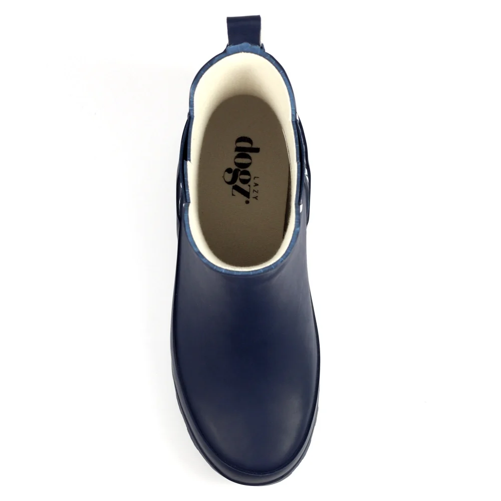 Lazy Dogz Women's Prairie Ankle Wellies (Navy) - Image 6