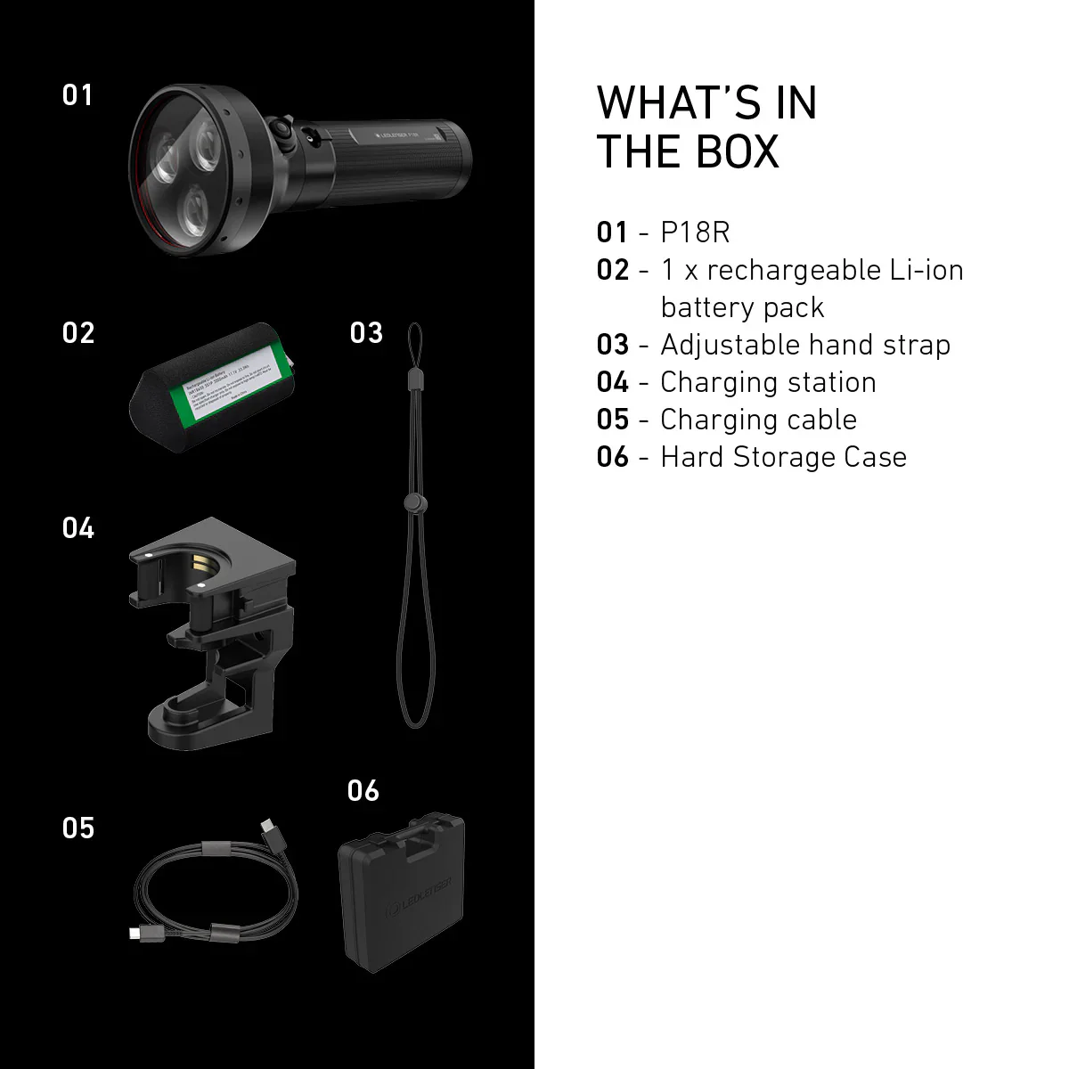 Ledlenser P18R Core Rechargeable Torch - Image 2