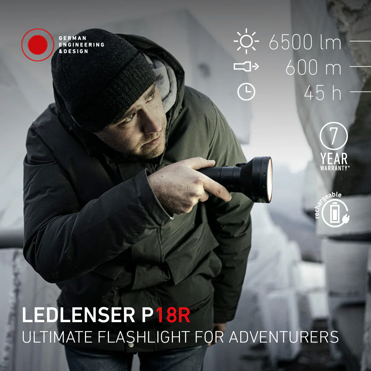 Ledlenser P18R Core Rechargeable Torch - Image 6