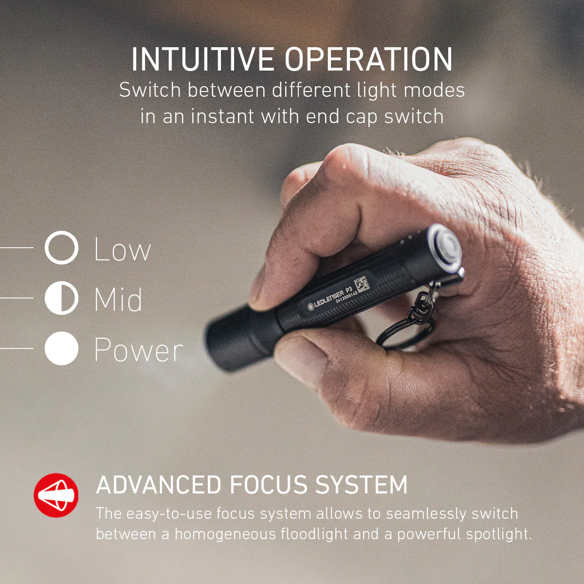 Ledlenser P3 Core LED Keyring Torch - Image 4