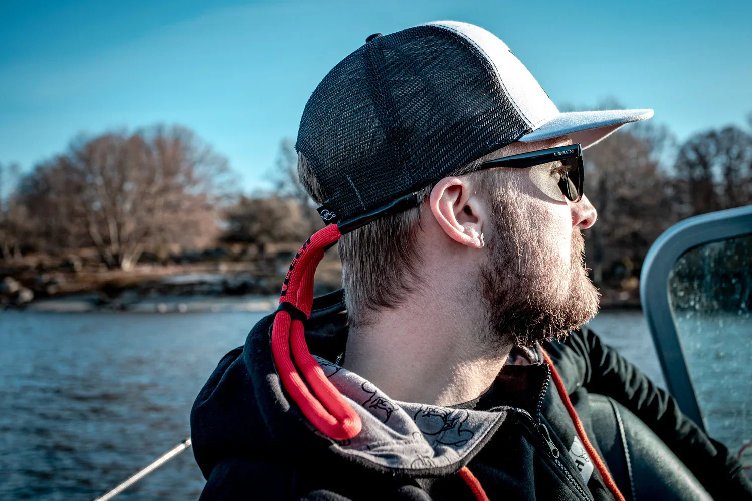 Leech Neoprene Floating Eyewear Strap (Red) - Image 2