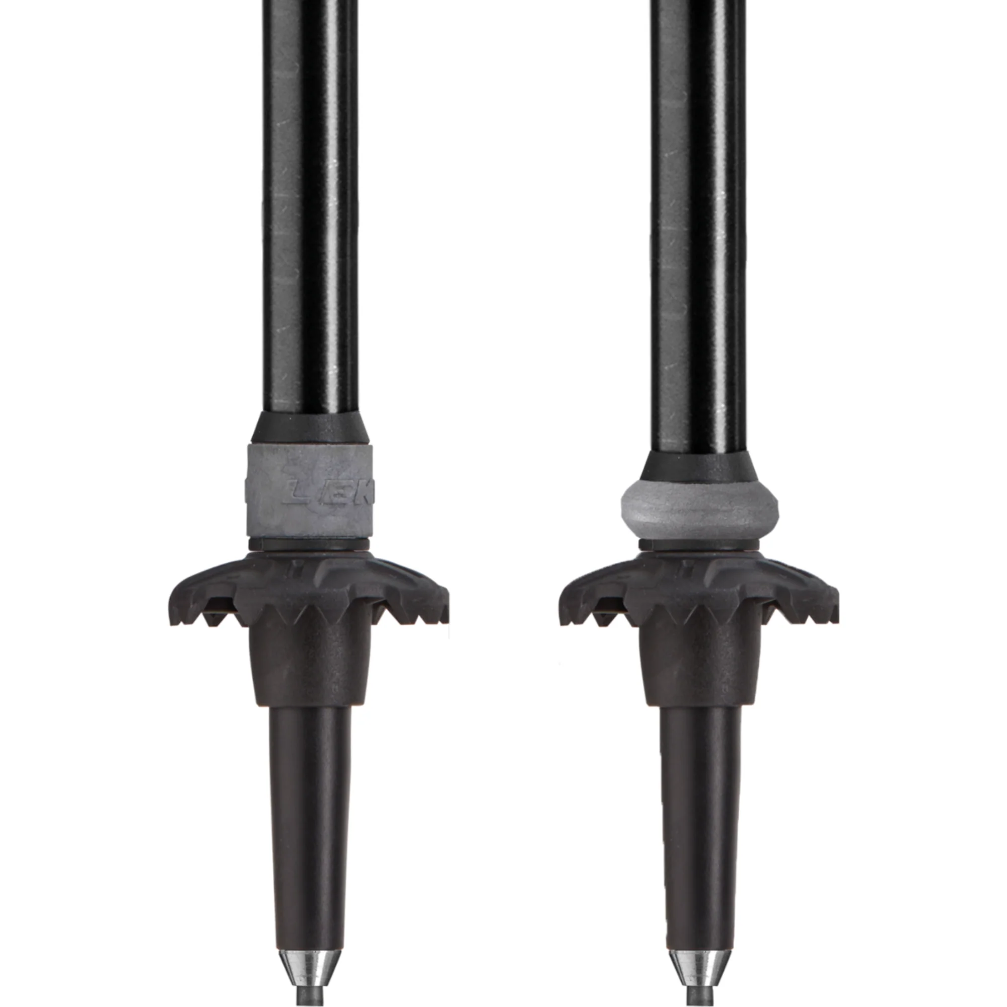 Leki Khumbu Antishock Hiking/Trekking Poles (Dark Anthracite/Orange/Black)(Pair) - Image 3