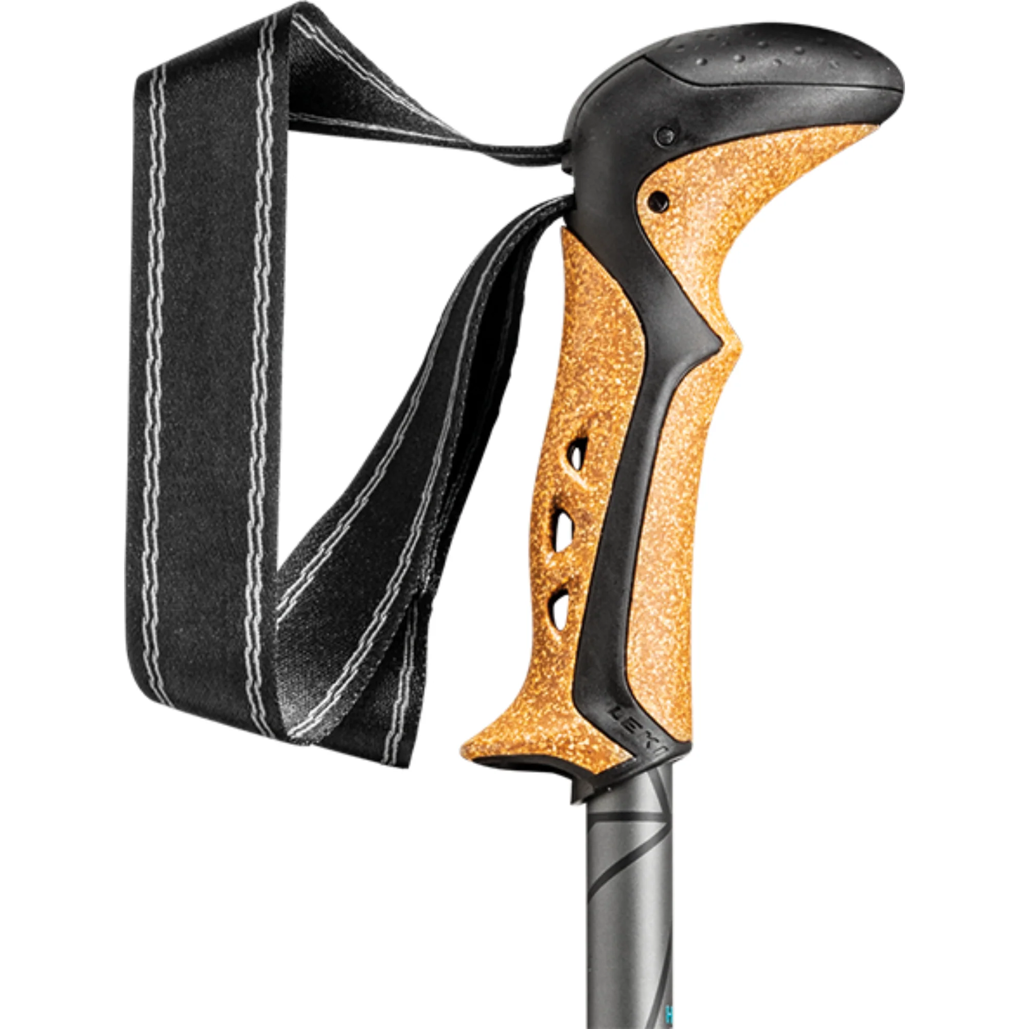 Leki Khumbu Lite Anti-Shock Hiking/Trekking Poles (Black/Petrol/Dark Anthracite)(Pair) - Image 3