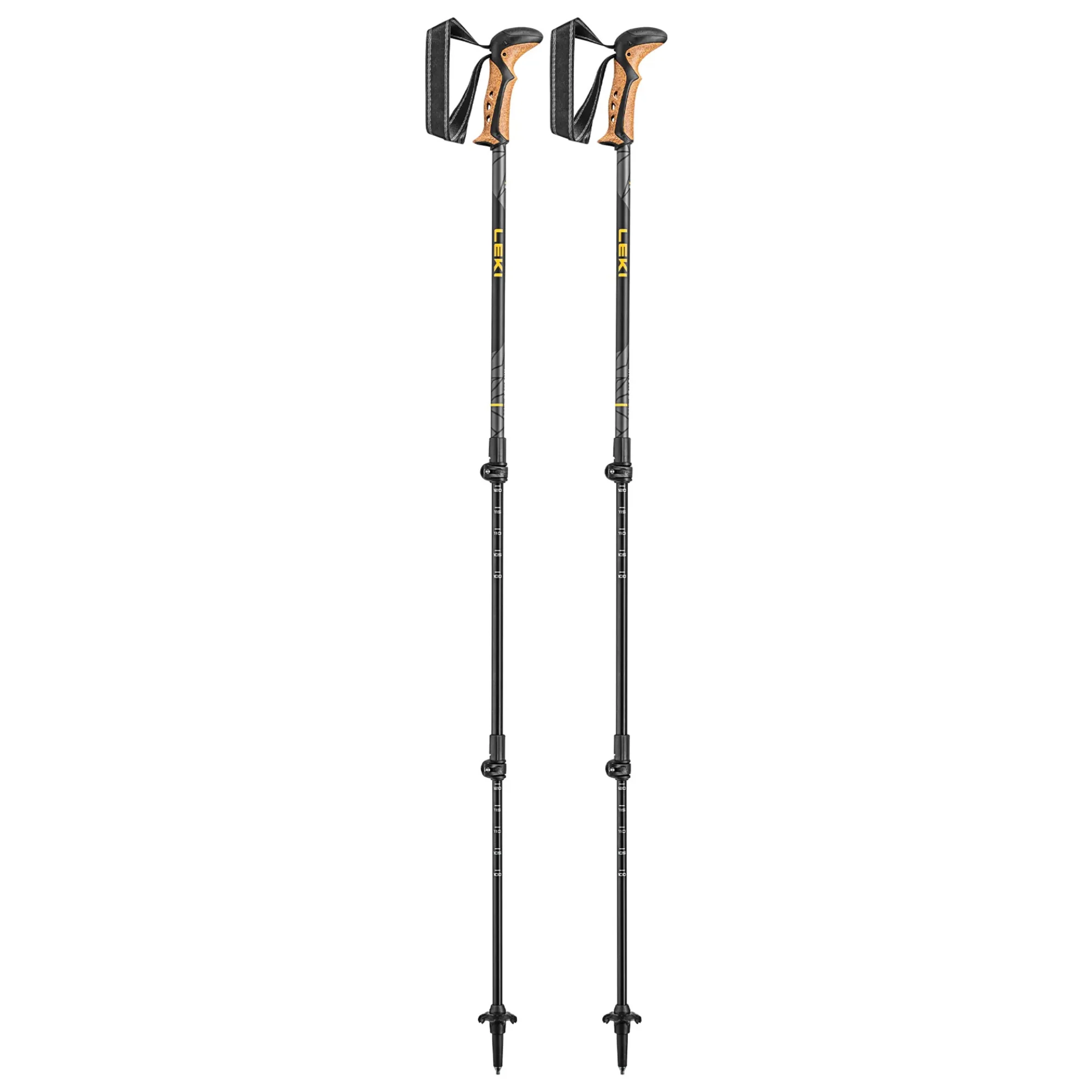 Leki Khumbu Lite Hiking/Trekking Poles (Mango/Dark Anthracite/Black)(Pair)
