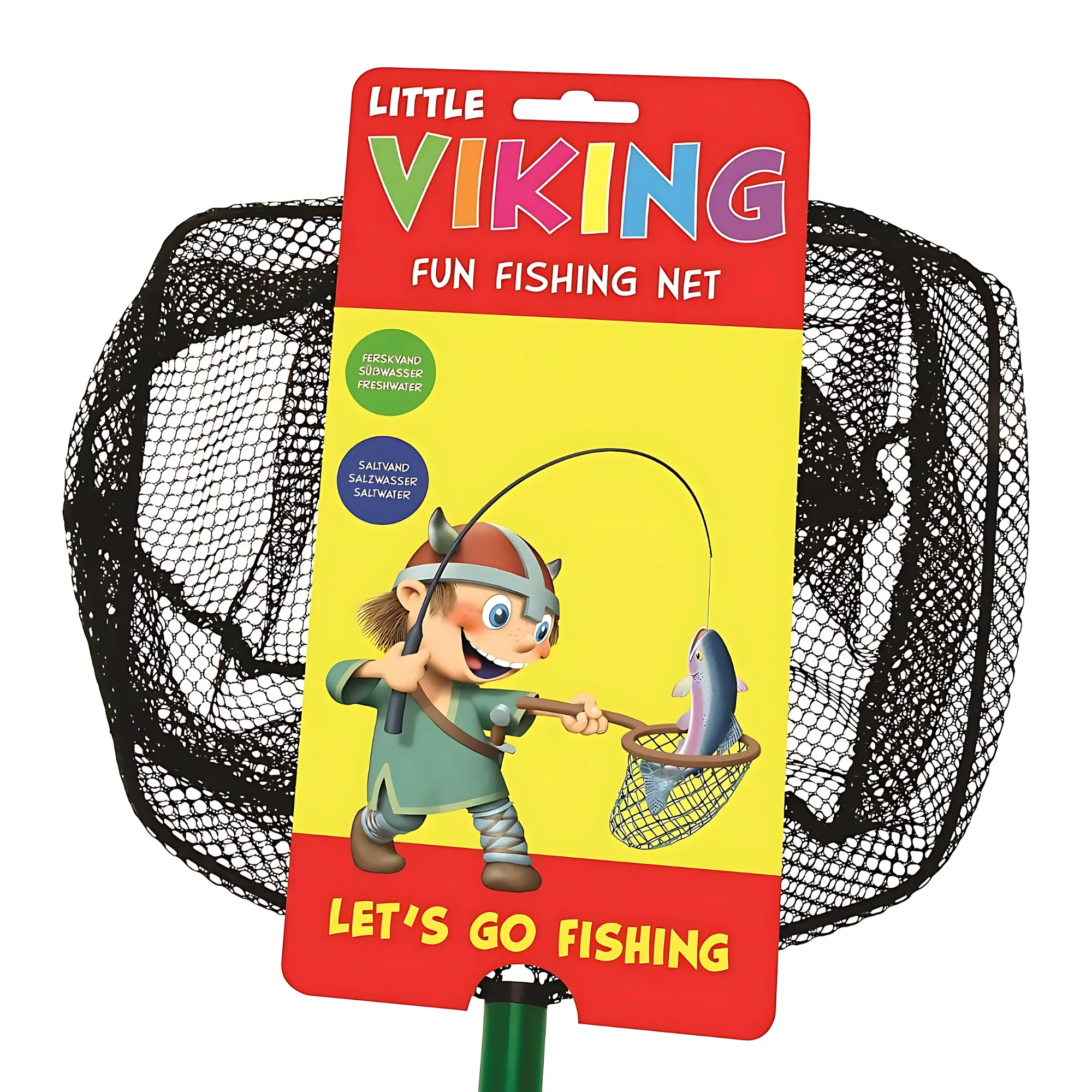 Kinetic Kids Little Viking Fun Fishing Net (Pink) - Image 2