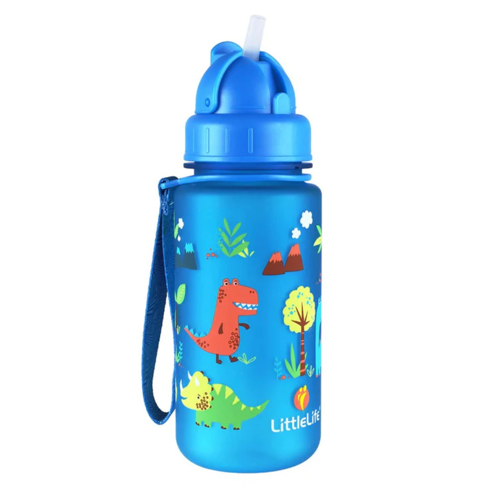 LittleLife Kids BPA Free 400ml Water Bottle (Dinosaur) - Image 4
