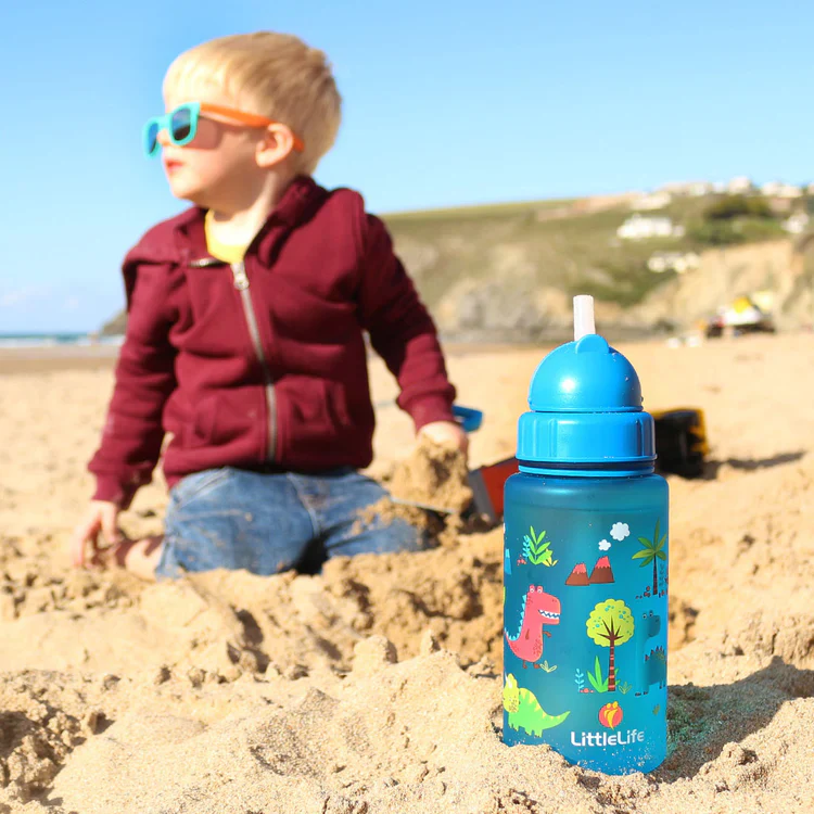 LittleLife Kids BPA Free 400ml Water Bottle (Dinosaur) - Image 6