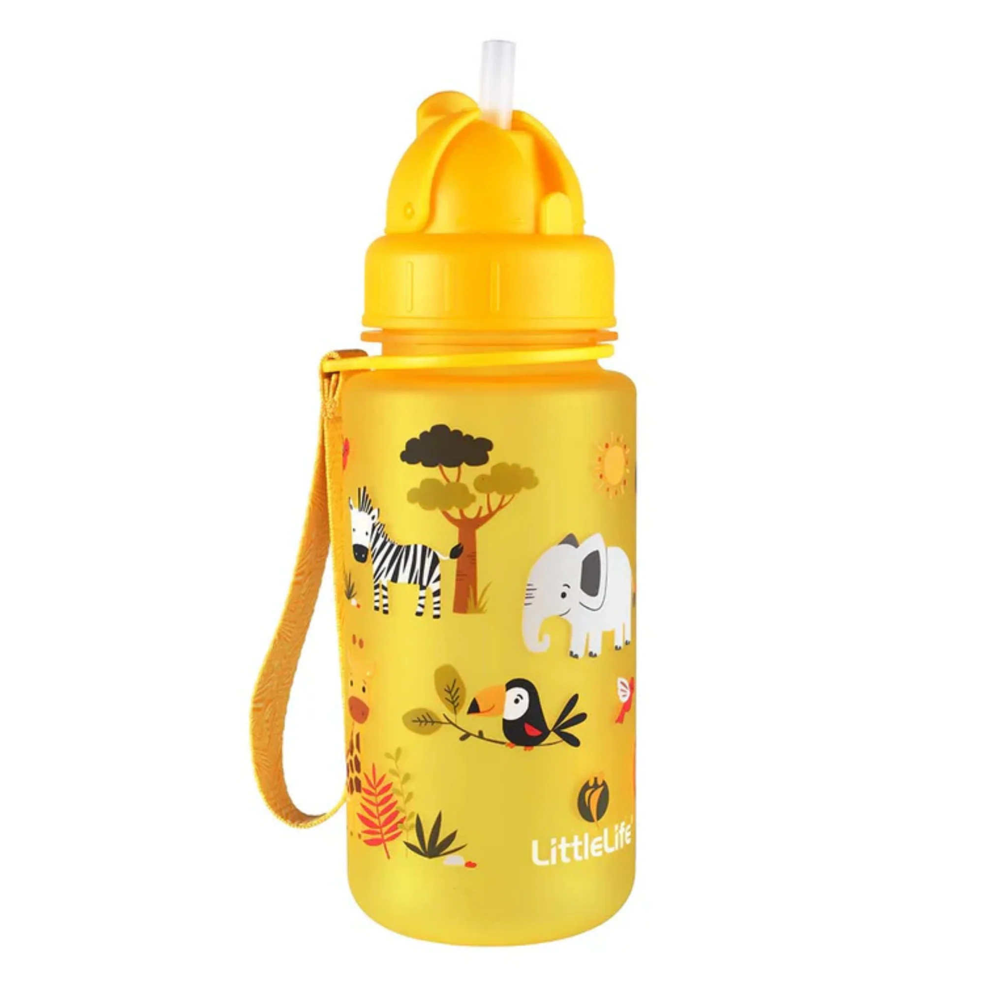 LittleLife Kids BPA Free 400ml Water Bottle (Safari) - Image 3