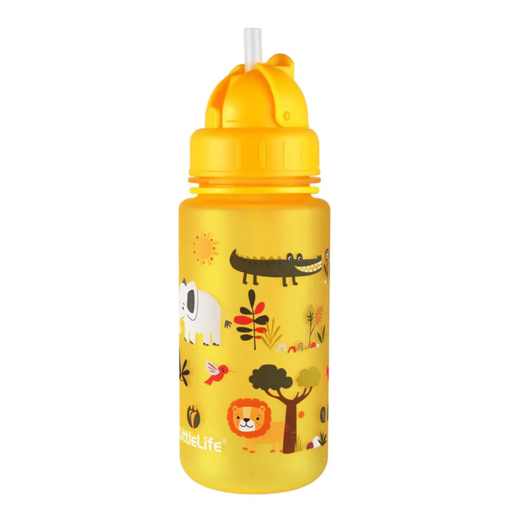 LittleLife Kids BPA Free 400ml Water Bottle (Safari) - Image 4