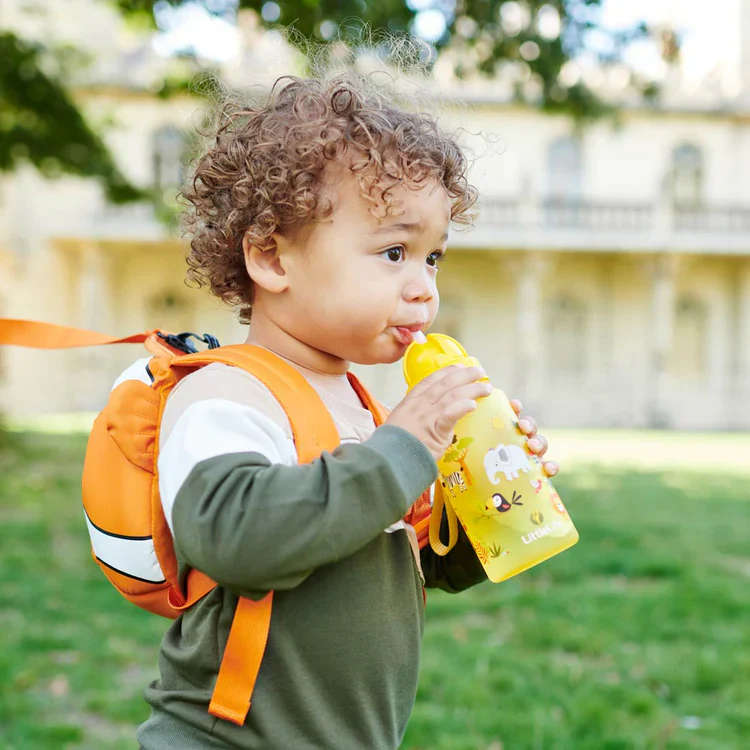 LittleLife Kids BPA Free 400ml Water Bottle (Safari) - Image 5