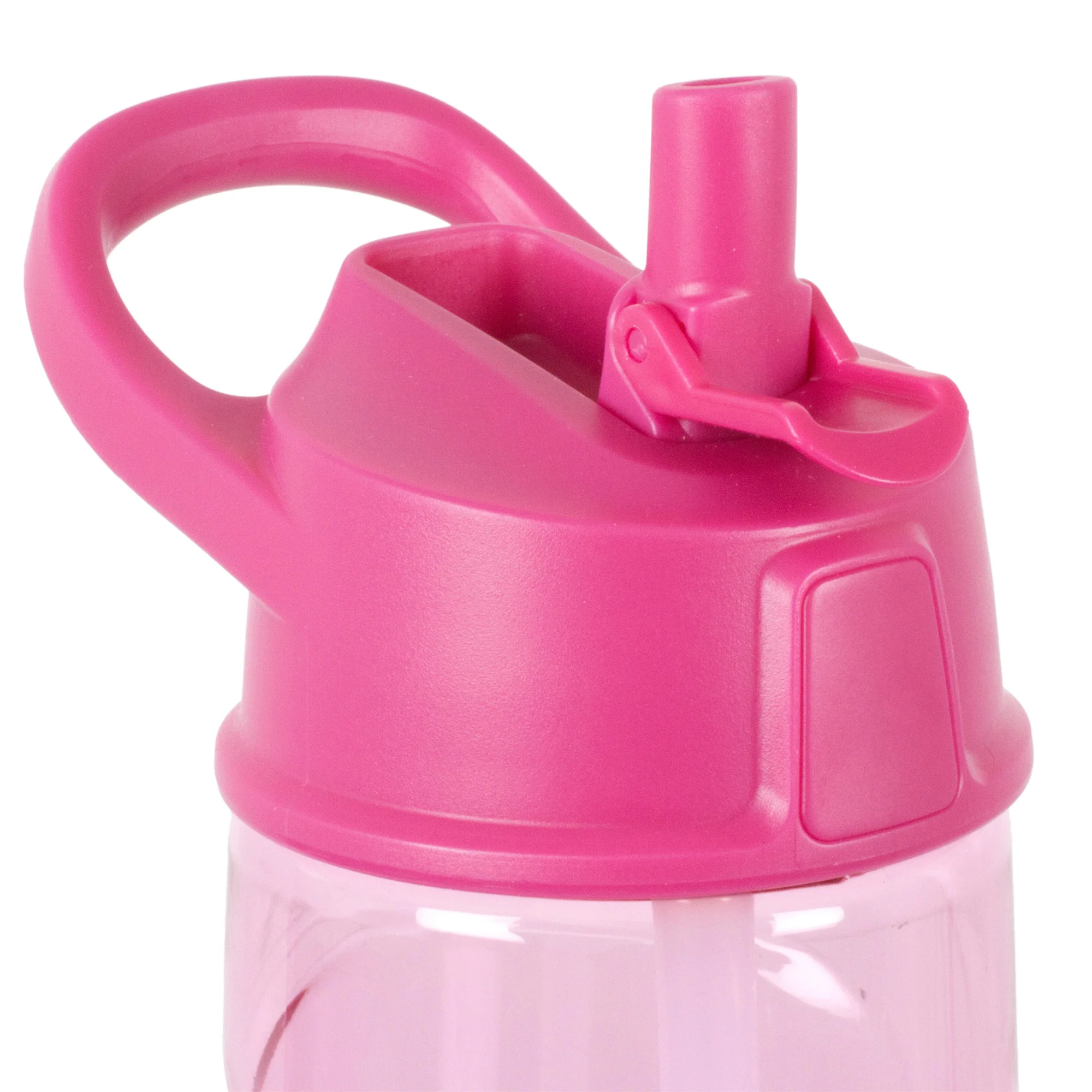 LittleLife Kids Flip-Top BPA Free 550ml Water Bottle (Pink) - Image 6