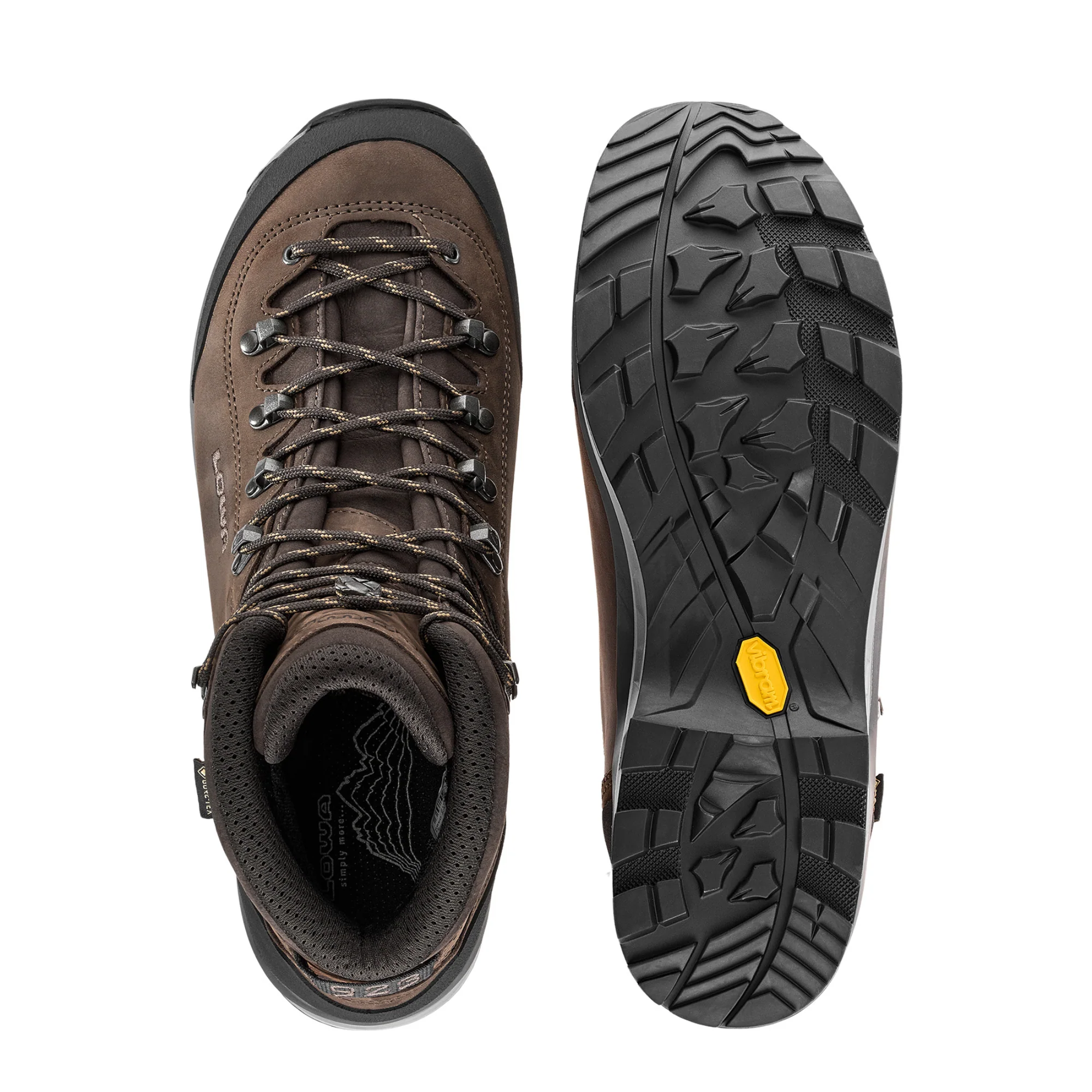 Lowa Men's Ranger Gore-Tex Wide Fit Mountaineering Boots (Brown) - Image 3