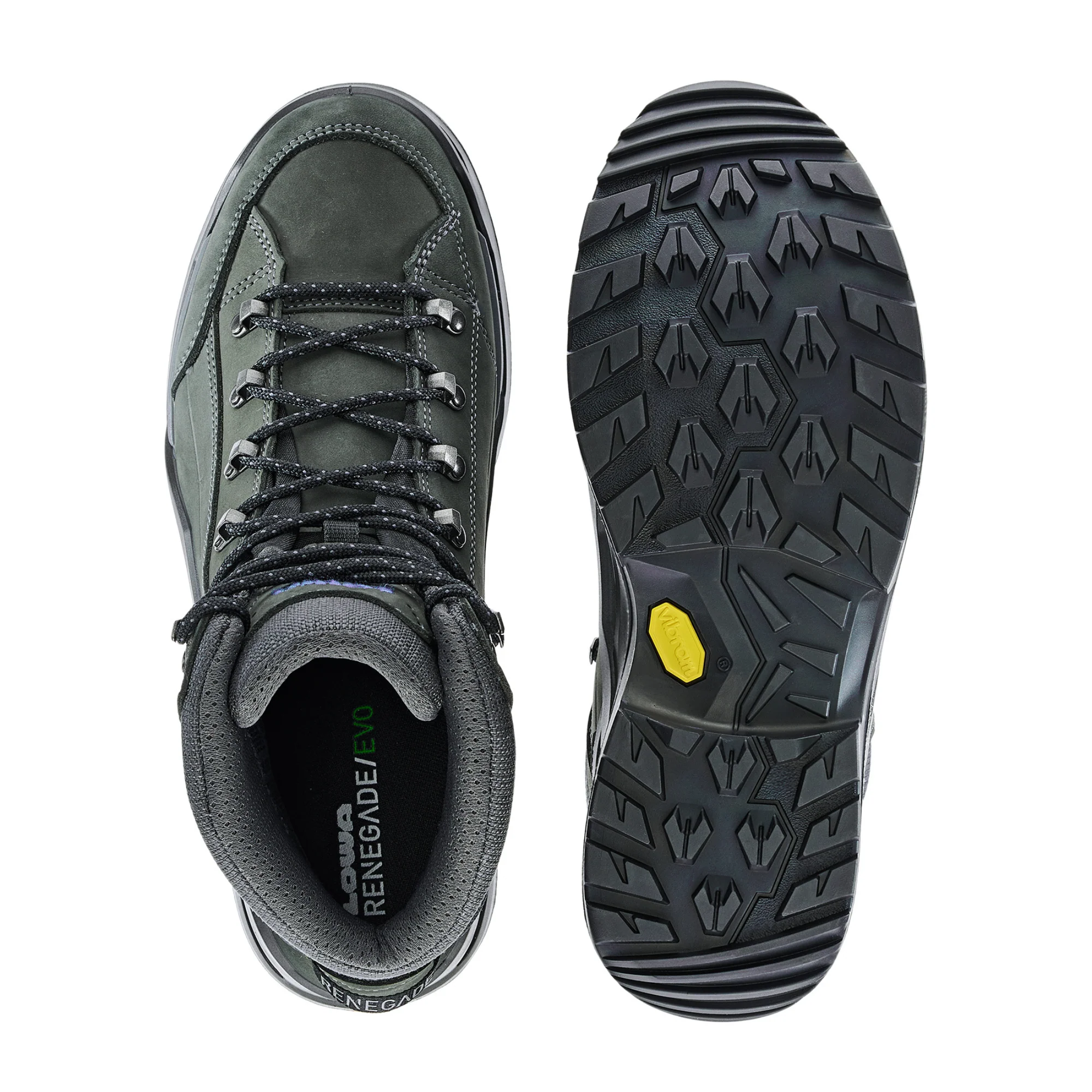 Lowa Men's Renegade Evo Mid Gore-Tex Hillwalking Boots (Anthracite/Steel Blue) - Image 3