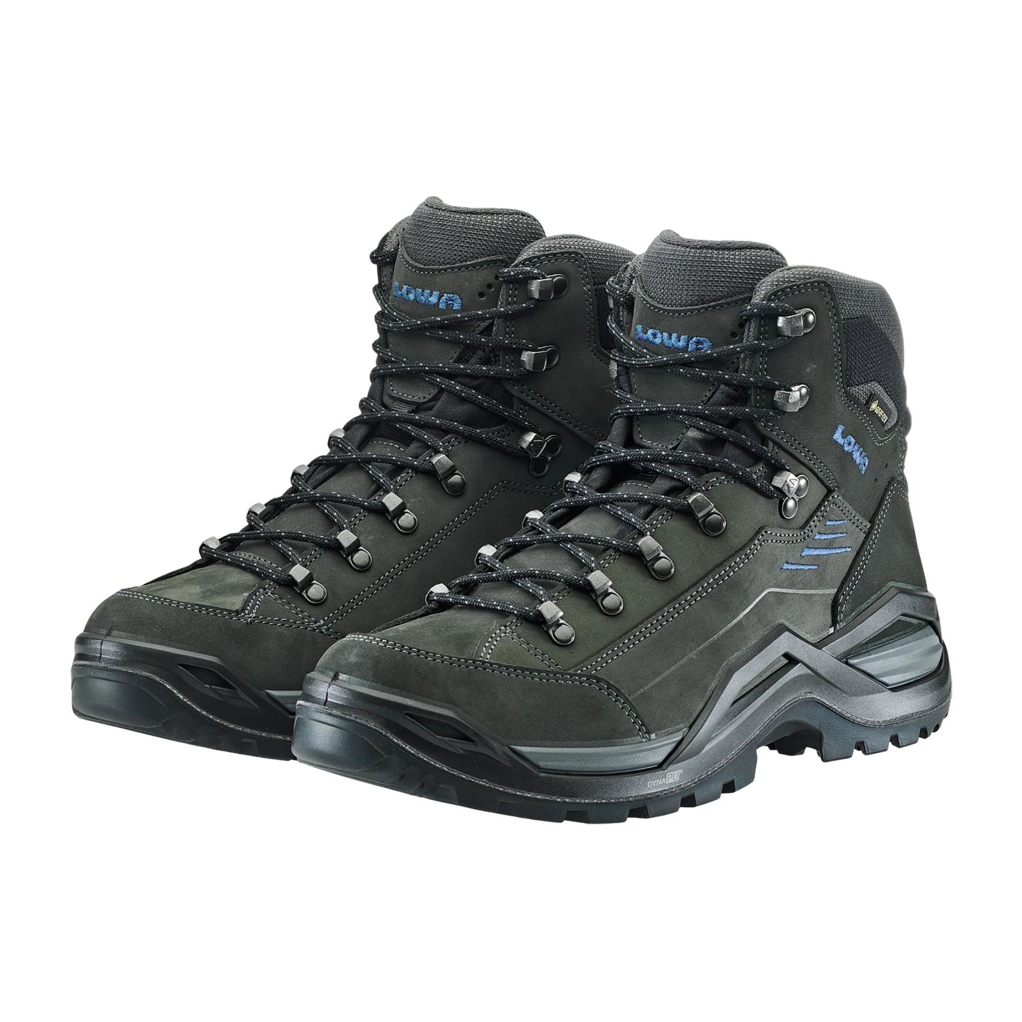 Lowa Men's Renegade Evo Mid Gore-Tex Hillwalking Boots (Anthracite/Steel Blue) - Image 4