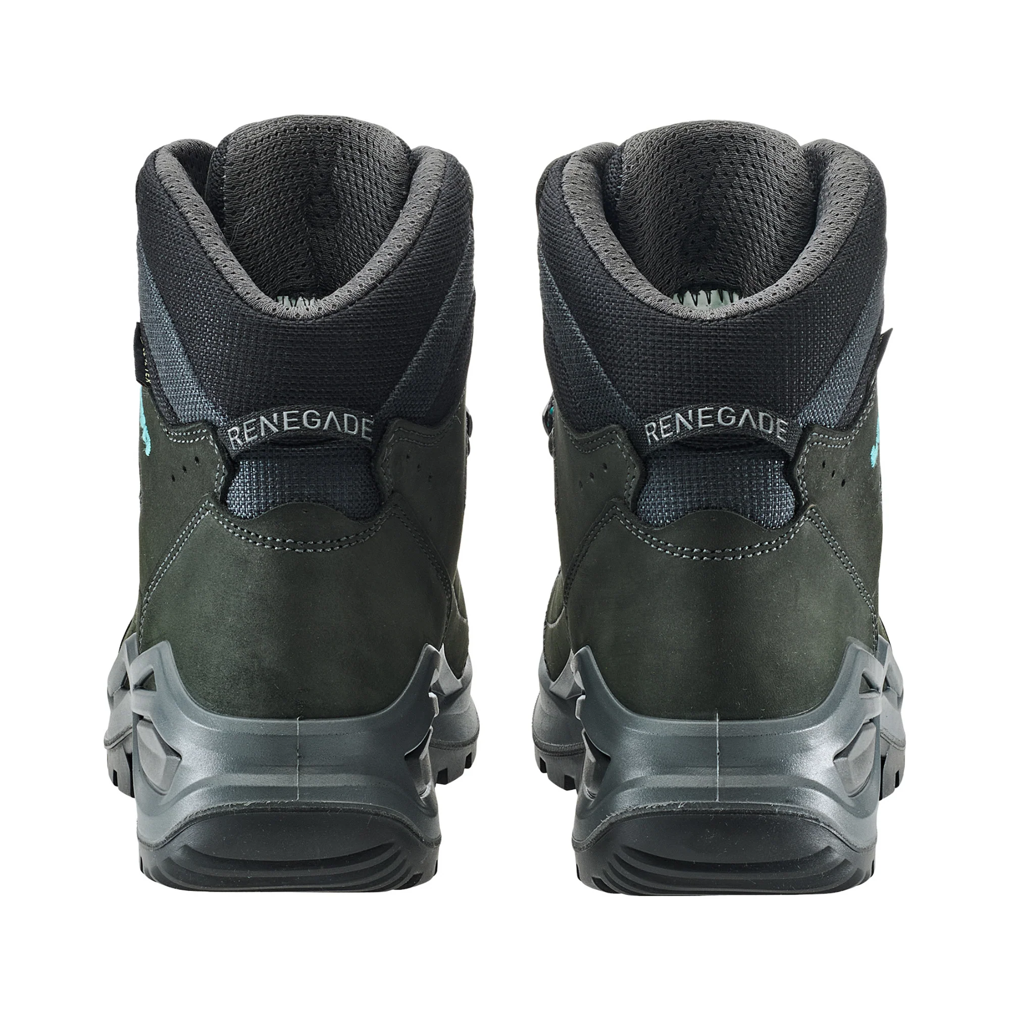 Lowa Women's Renegade Mid Evo Gore-Tex Wide Fit Hillwalking Boots (Asphalt/Turquoise) - Image 7