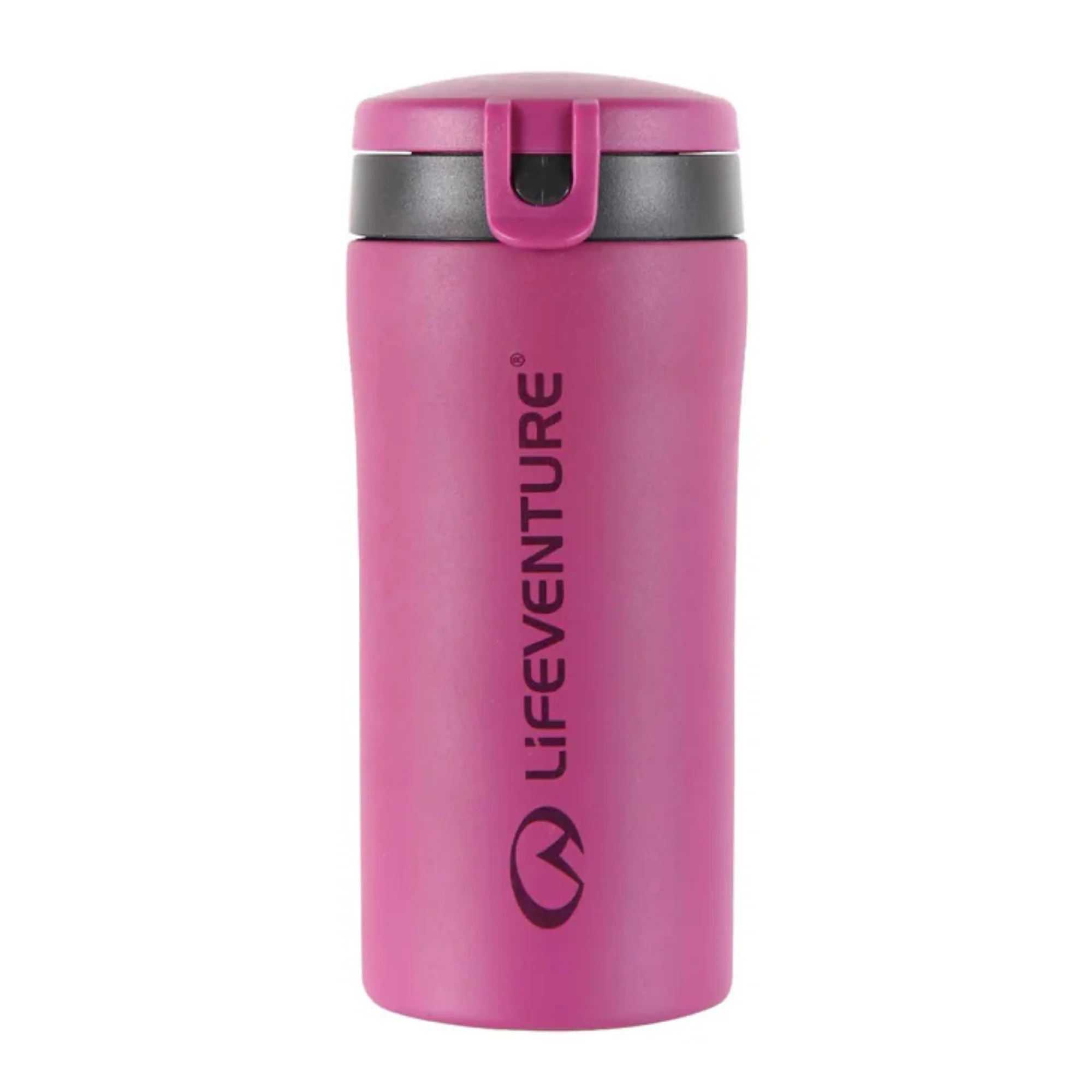 Lifeventure Flip Top Thermal 300ml Travel Mug (Matt Pink)