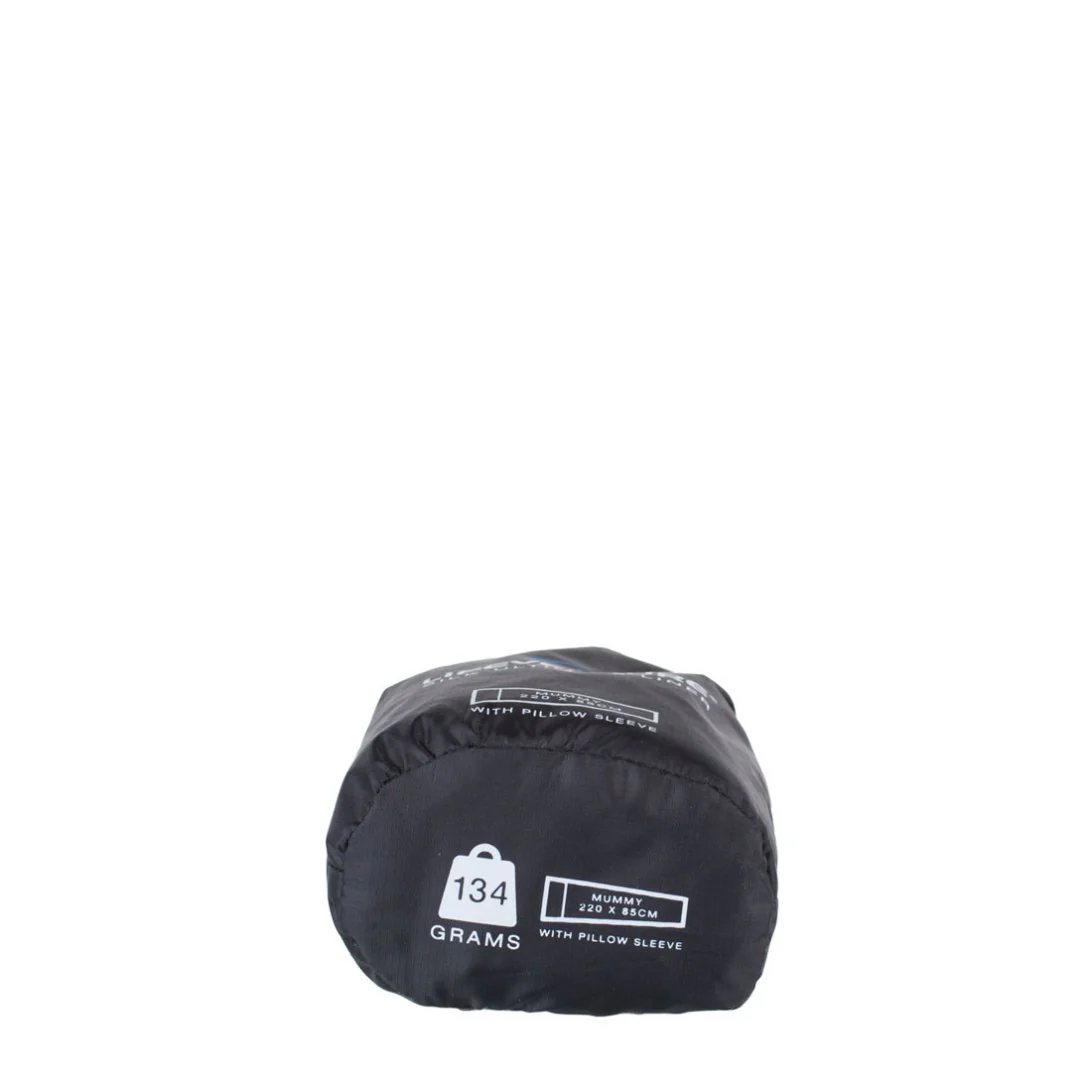 Lifeventure 100% Silk Ultimate Sleeping Bag Liner - Mummy Shape (Black) - Image 3