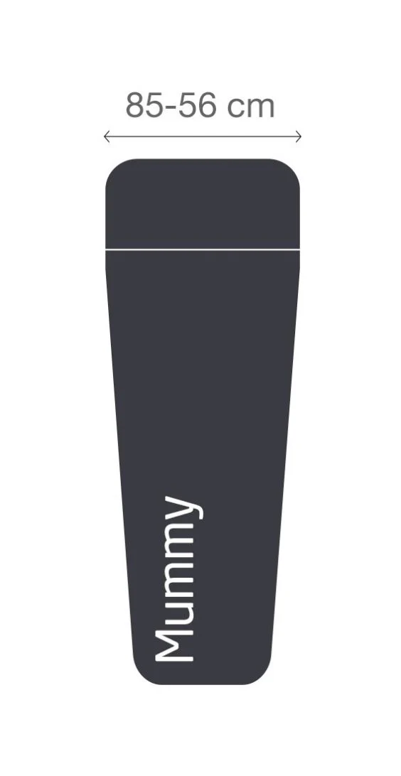 Lifeventure 100% Silk Ultimate Sleeping Bag Liner - Mummy Shape (Black) - Image 4
