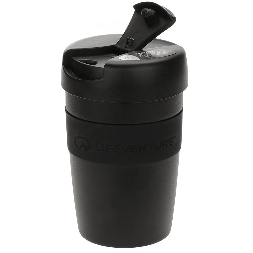 Lifeventure Insulated 350ml Coffee Cup (Black) - Image 3