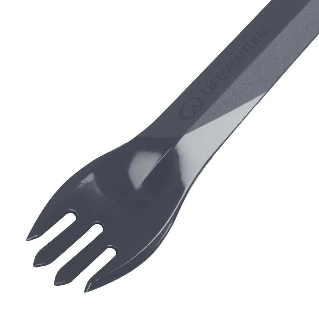Lifeventure Ellipse BPA Free Cutlery Set (Graphite) - Image 2