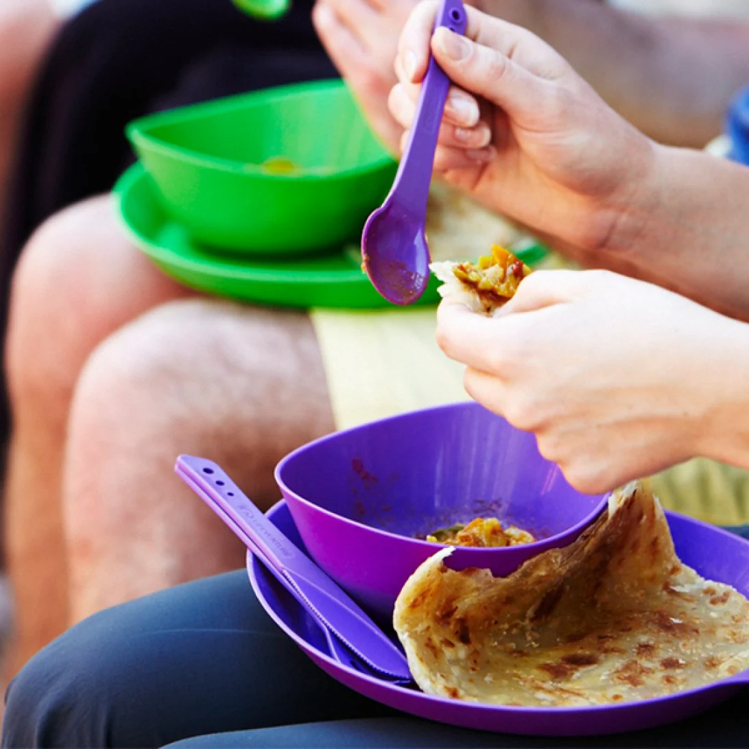 Lifeventure Ellipse BPA Free Camping Plate (Teal) - Image 2