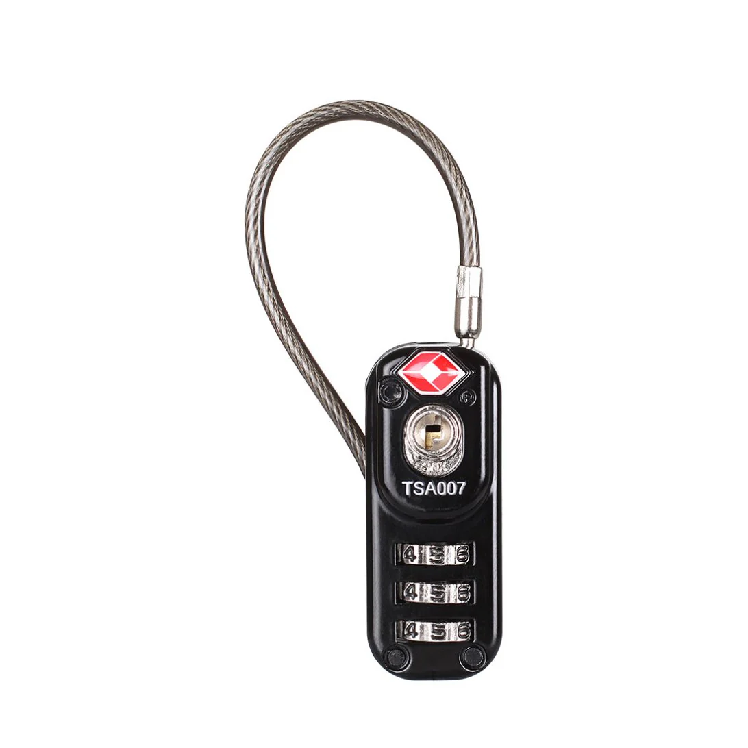 Lifeventure TSA Zipper Combi Lock (Black) - Image 3