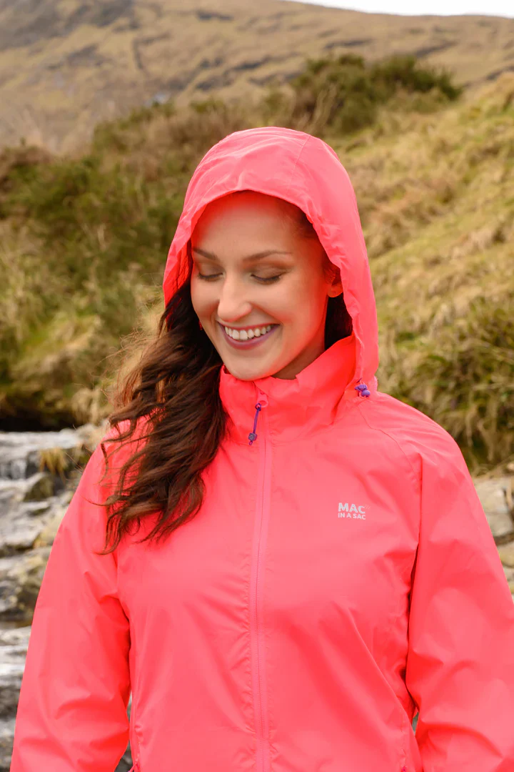 Mac In A Sac Unisex Origin 2 Waterproof Jacket (Neon Watermelon) - Image 6