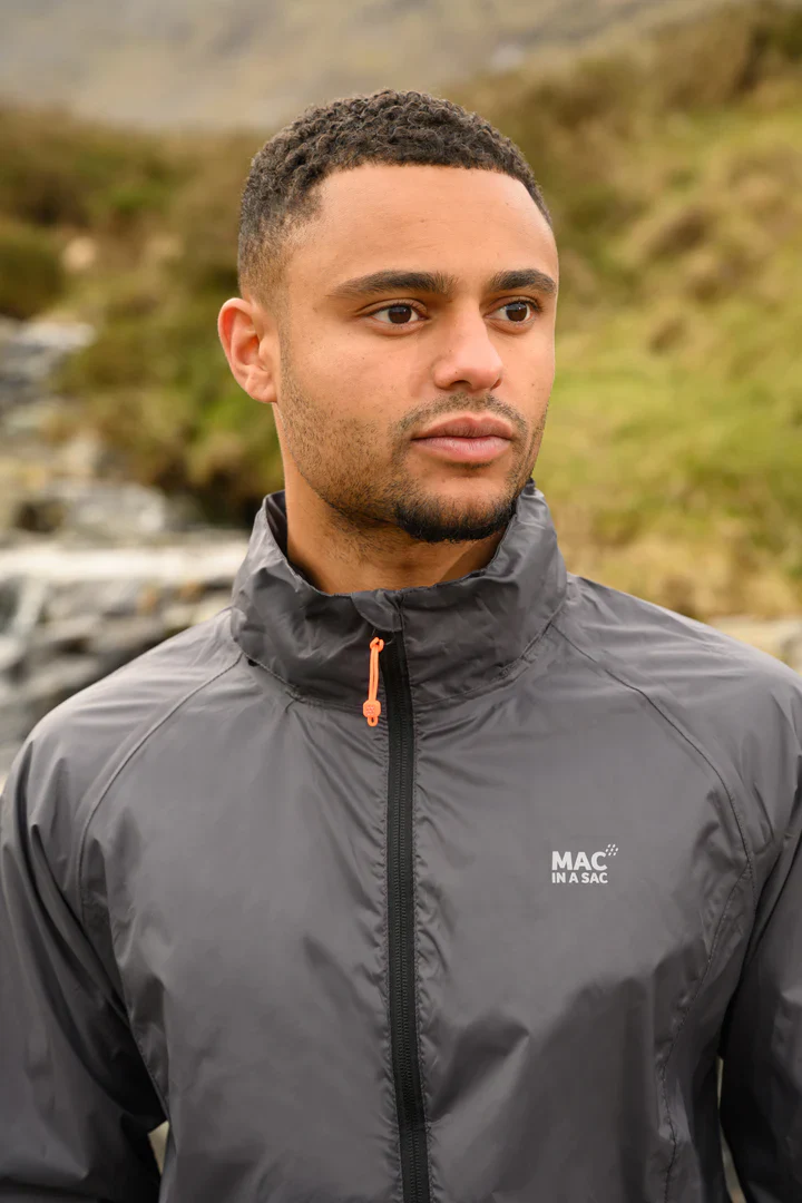 Mac In A Sac Unisex Origin 2 Waterproof Jacket (Charcoal) - Image 4