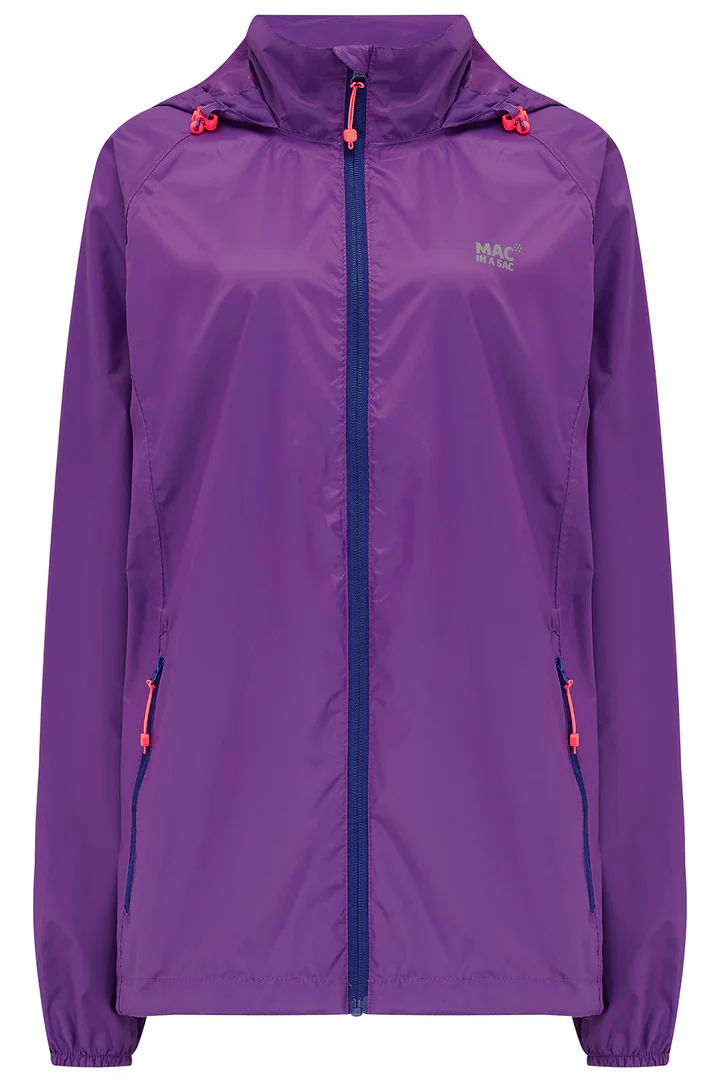 Mac In A Sac Unisex Origin 2 Waterproof Jacket (Purple)