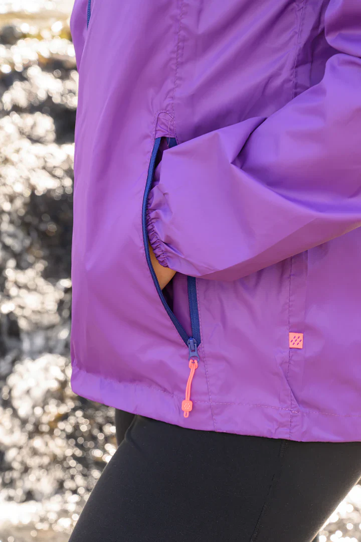 Mac In A Sac Unisex Origin 2 Waterproof Jacket (Purple) - Image 6