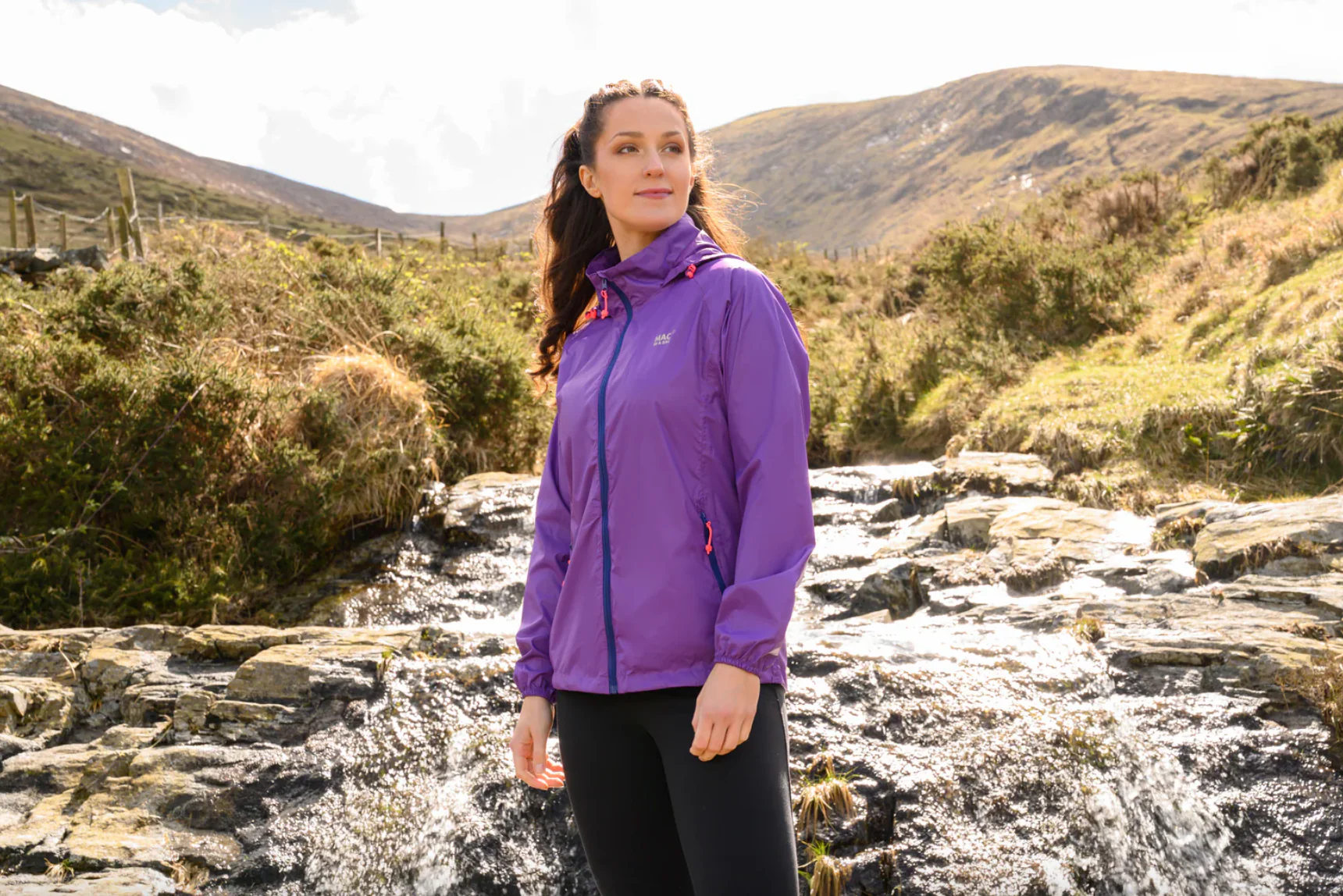 Mac In A Sac Unisex Origin 2 Waterproof Jacket (Purple) - Image 7