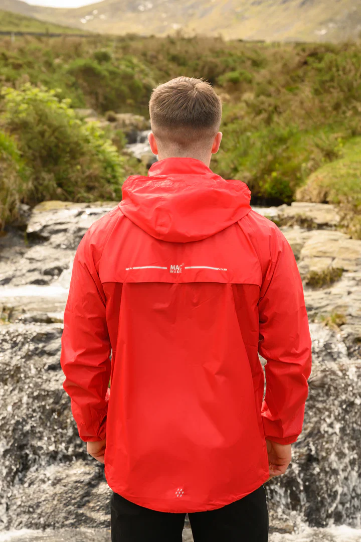 Mac In A Sac Unisex Origin 2 Waterproof Jacket (Red) - Image 6