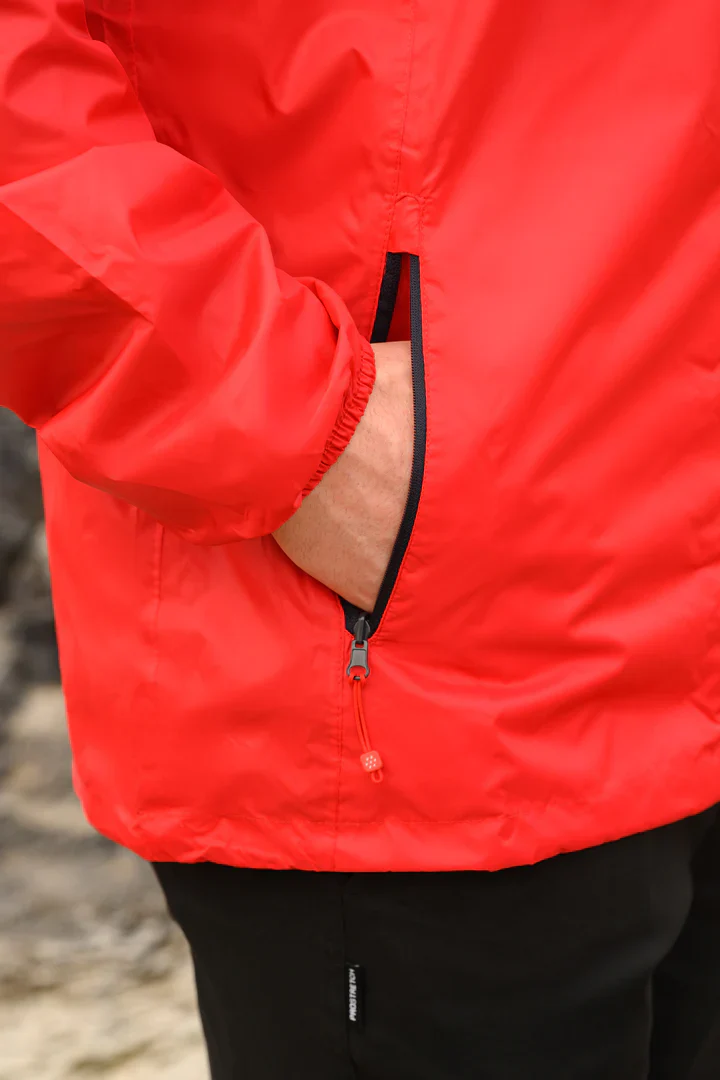 Mac In A Sac Unisex Origin 2 Waterproof Jacket (Red) - Image 7