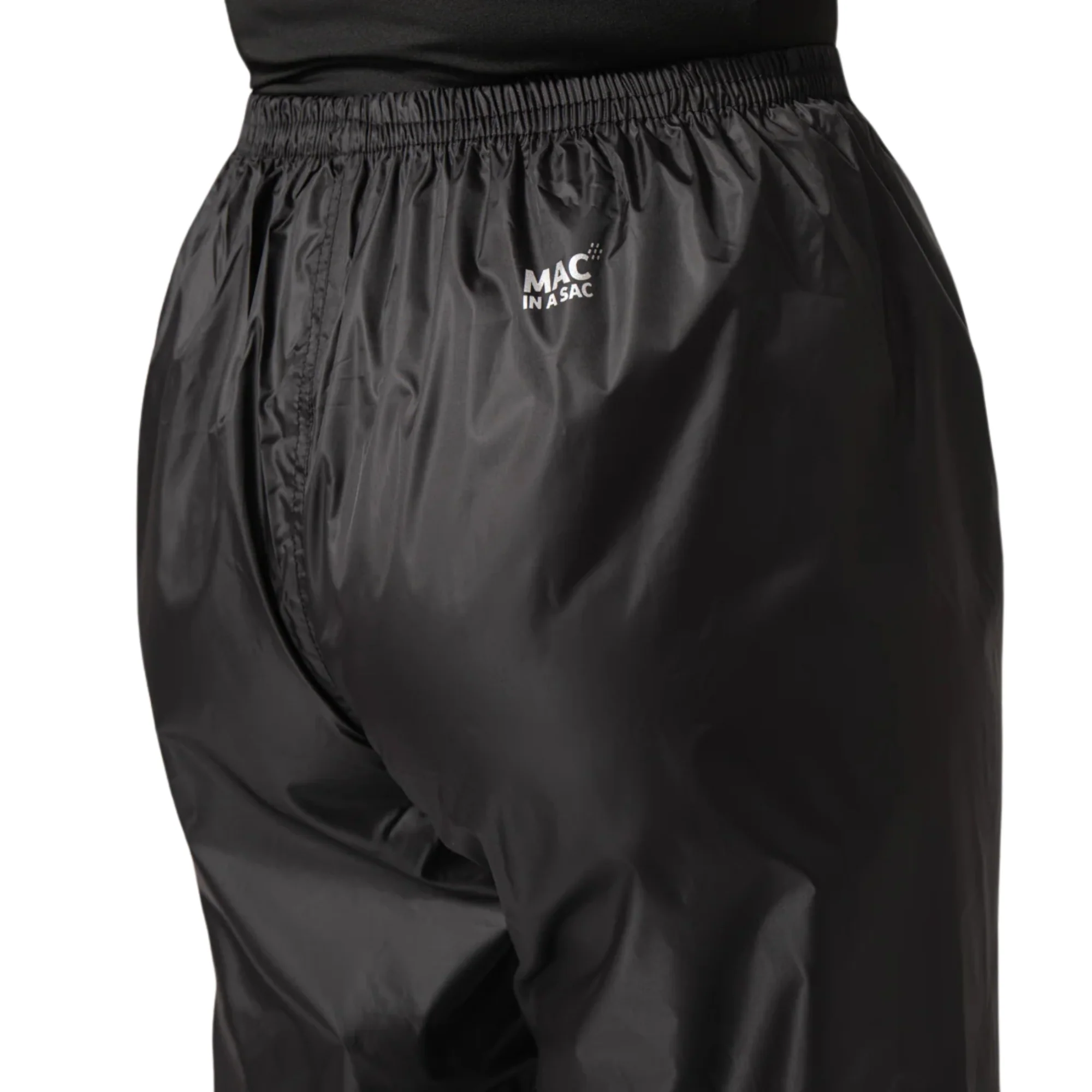 Mac In A Sac Unisex Origin 2 Waterproof Trousers (Black) - Image 2