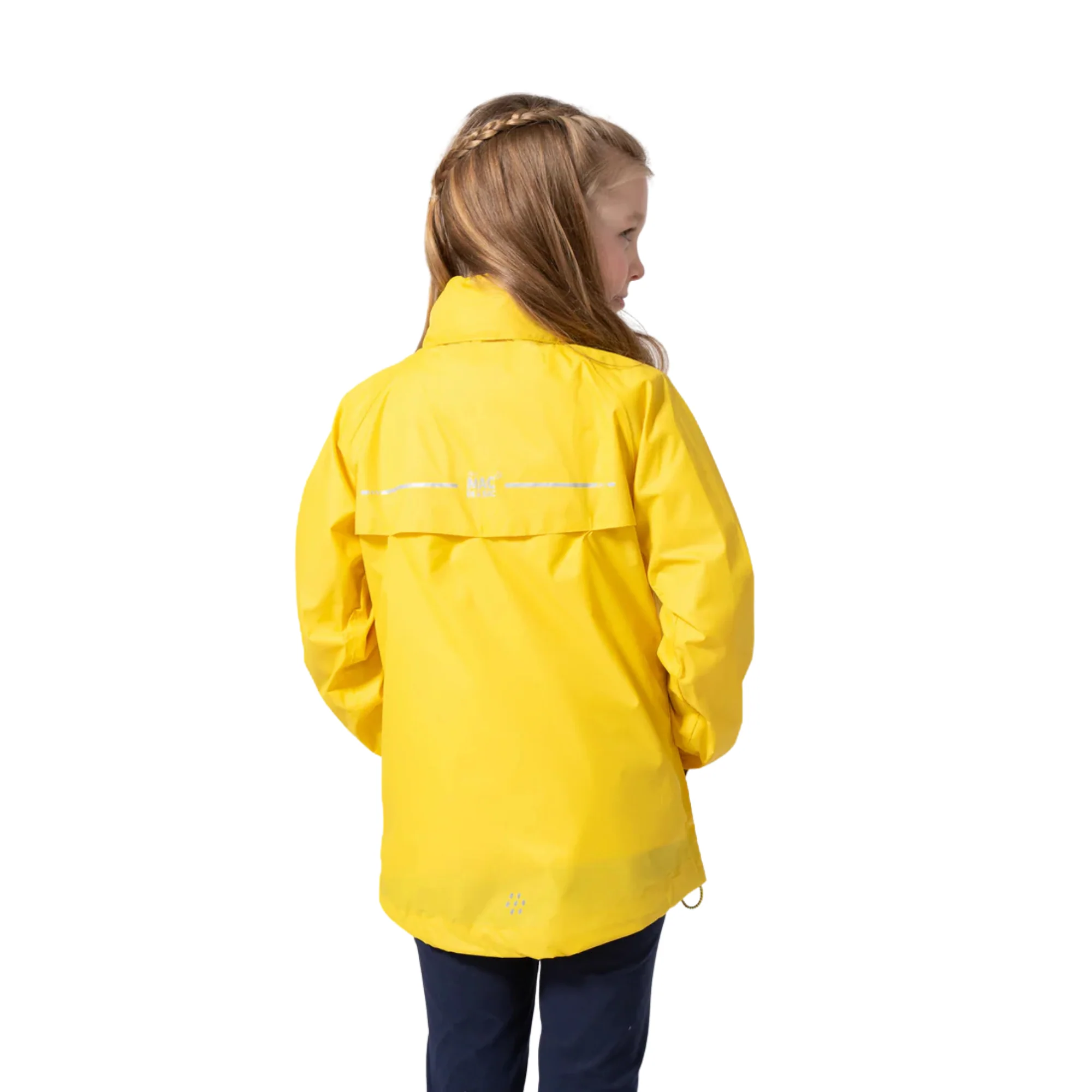 Mac In A Sac Kids Origin 2 Waterproof Jacket (Yellow)(Ages 2-13) - Image 3