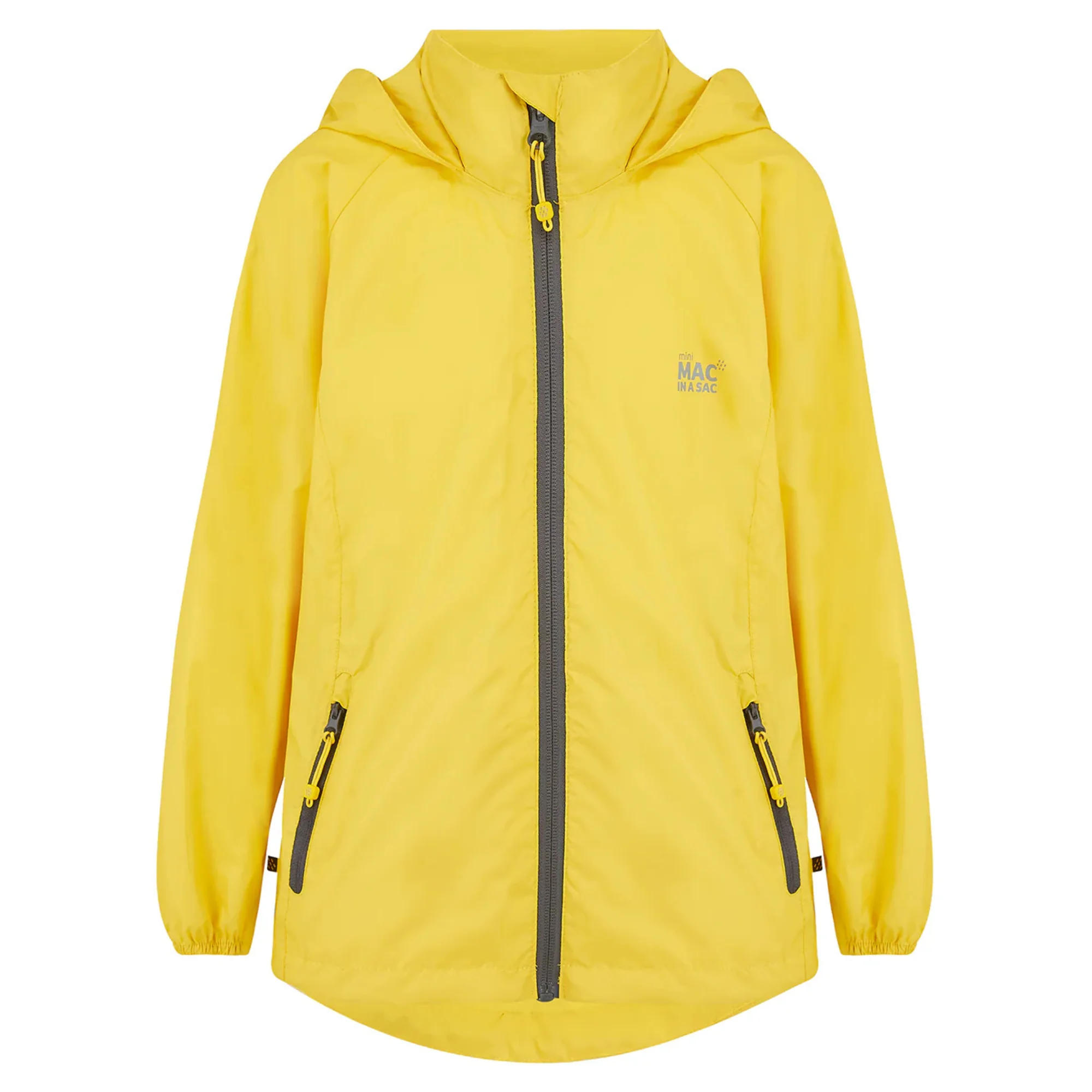 Mac In A Sac Kids Origin 2 Waterproof Jacket (Yellow)(Ages 2-13) - Image 7