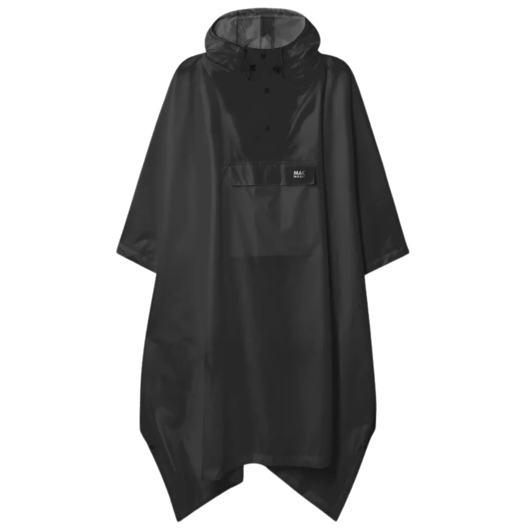 Mac-In-A-Sac Unisex Waterproof Poncho (Black) - Image 7