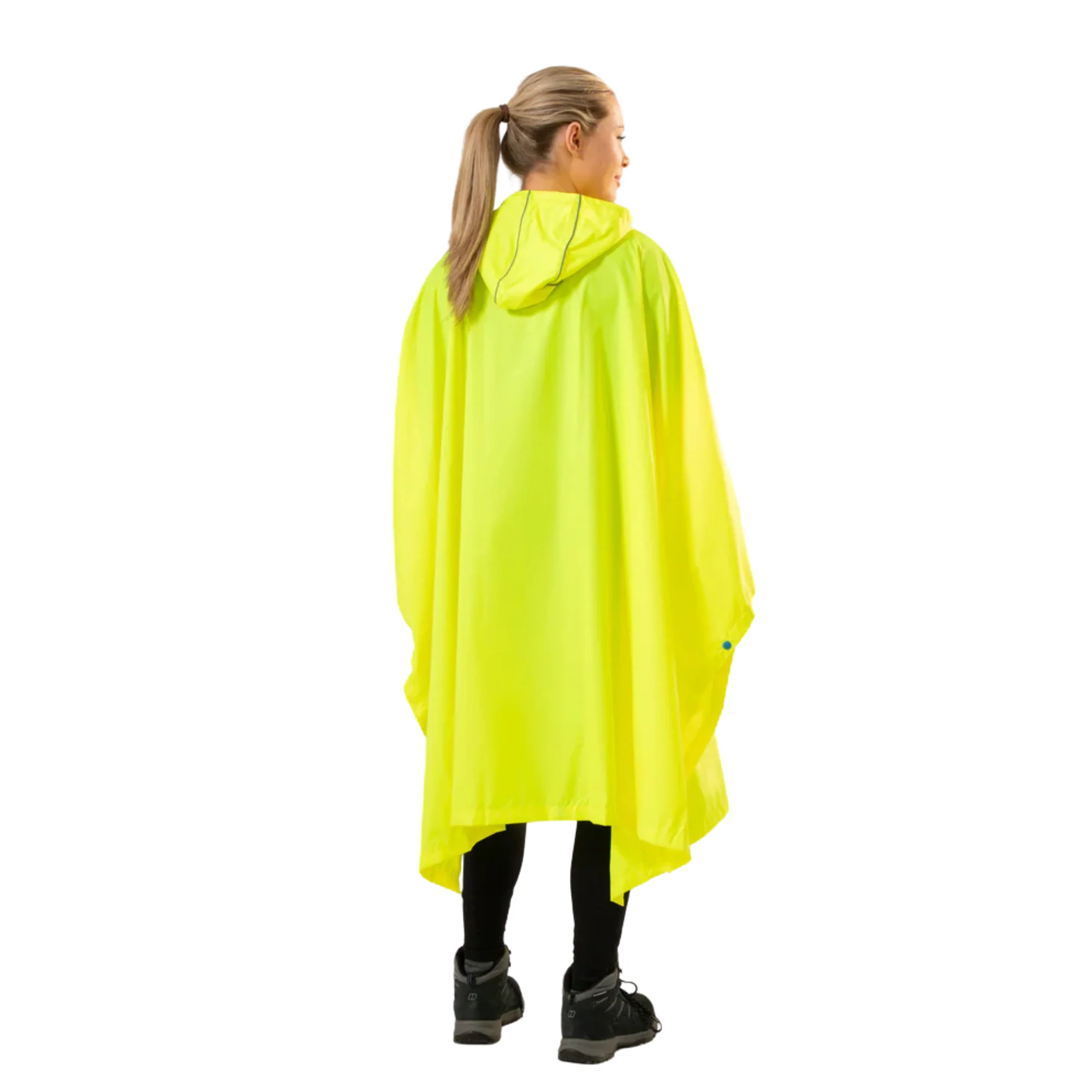 Mac-In-A-Sac Unisex Waterproof Poncho (Neon Yellow) - Image 6